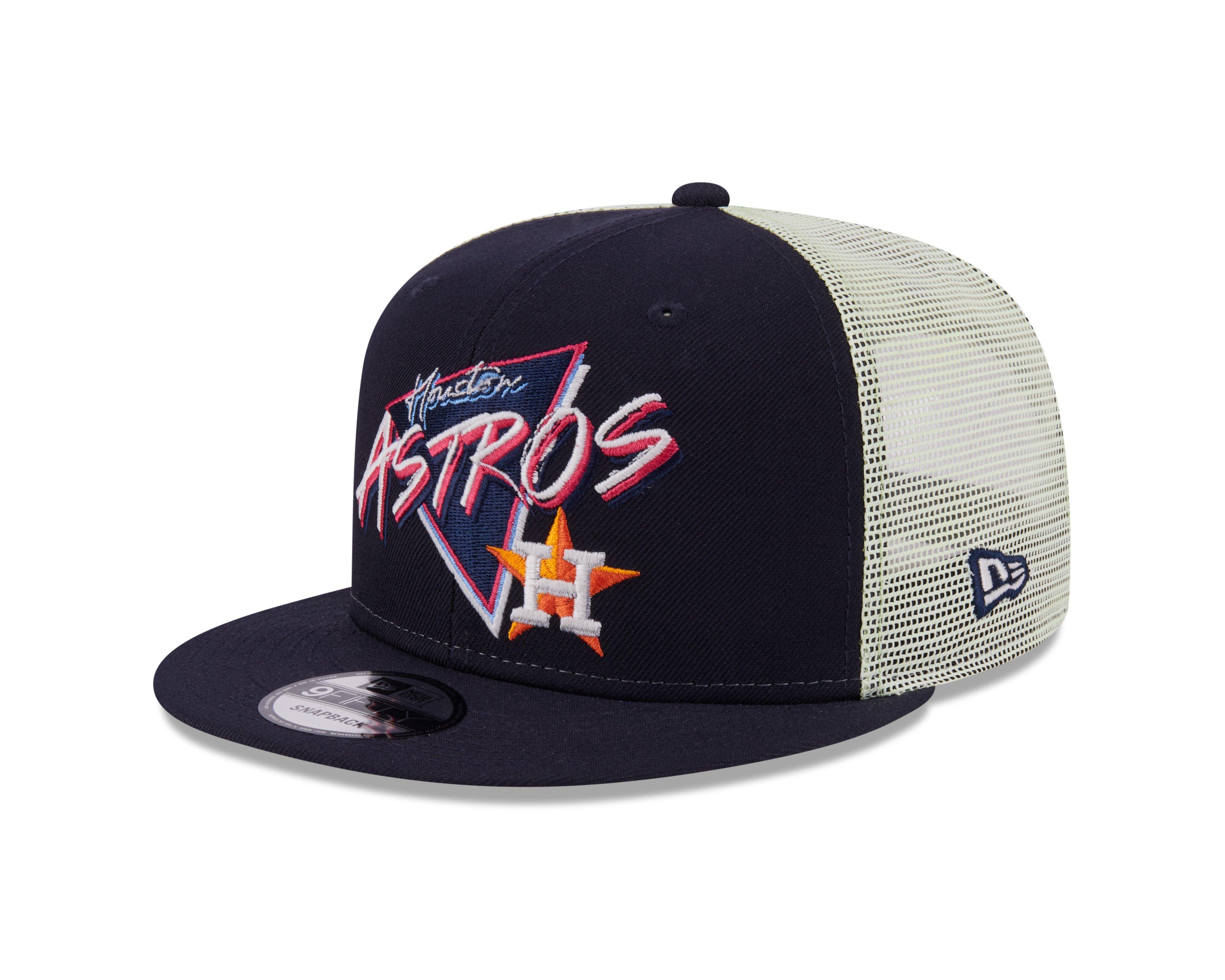 New Era Houston Astros 9FIFTY Neon Blue Snapback Hat