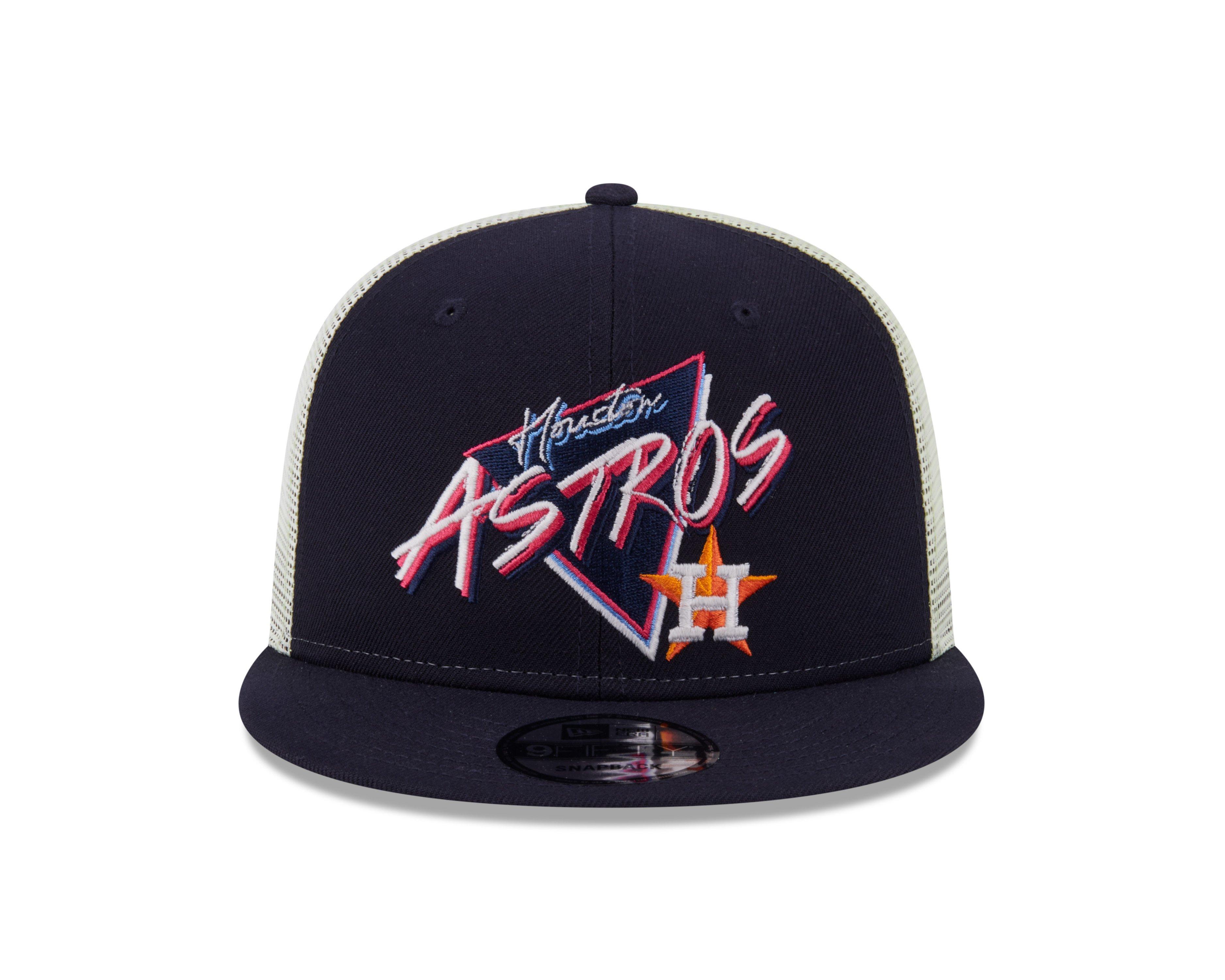 New Era Houston Astros 9FIFTY Neon Blue Snapback Hat
