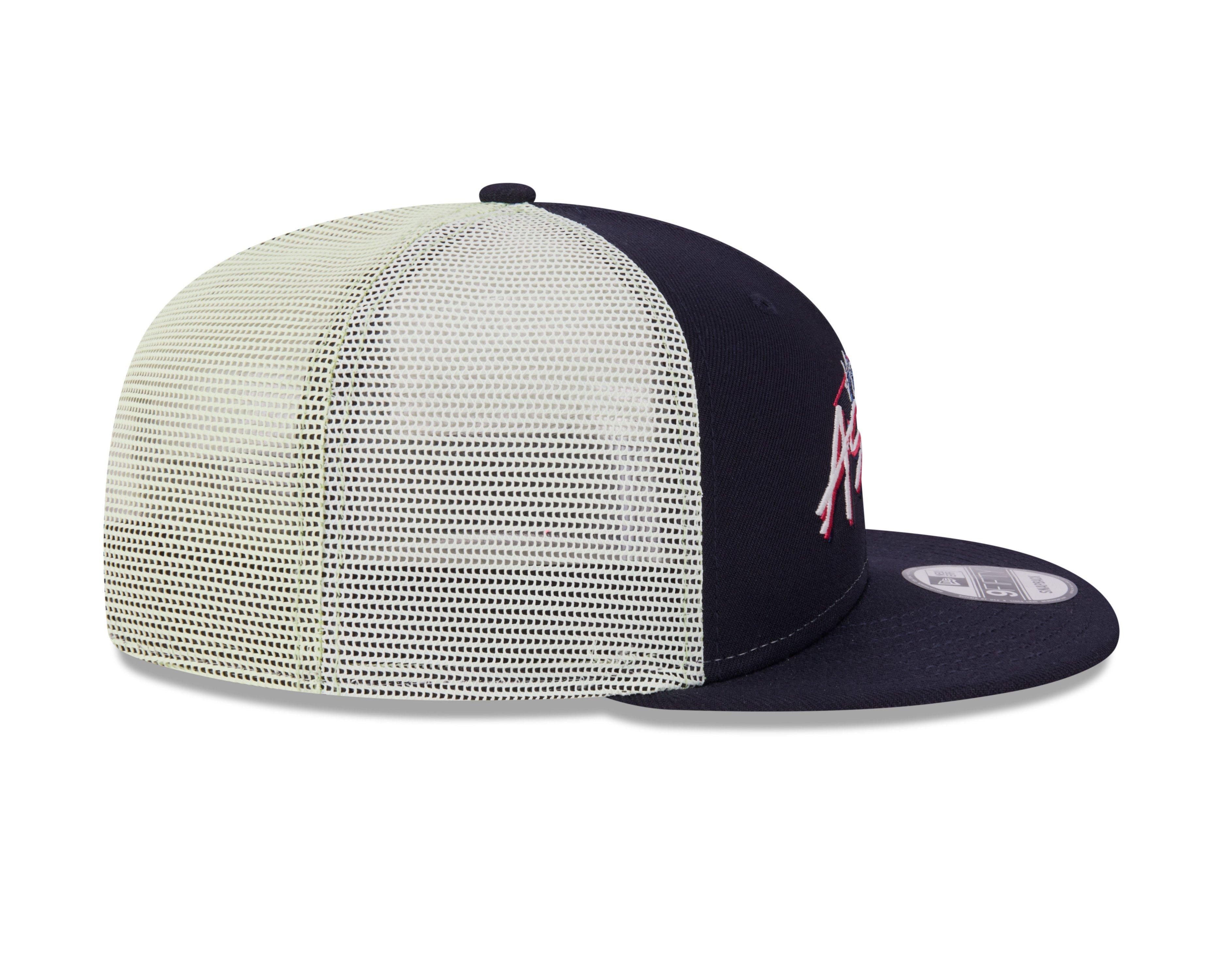 New Era Houston Astros 9FIFTY Neon Blue Snapback Hat