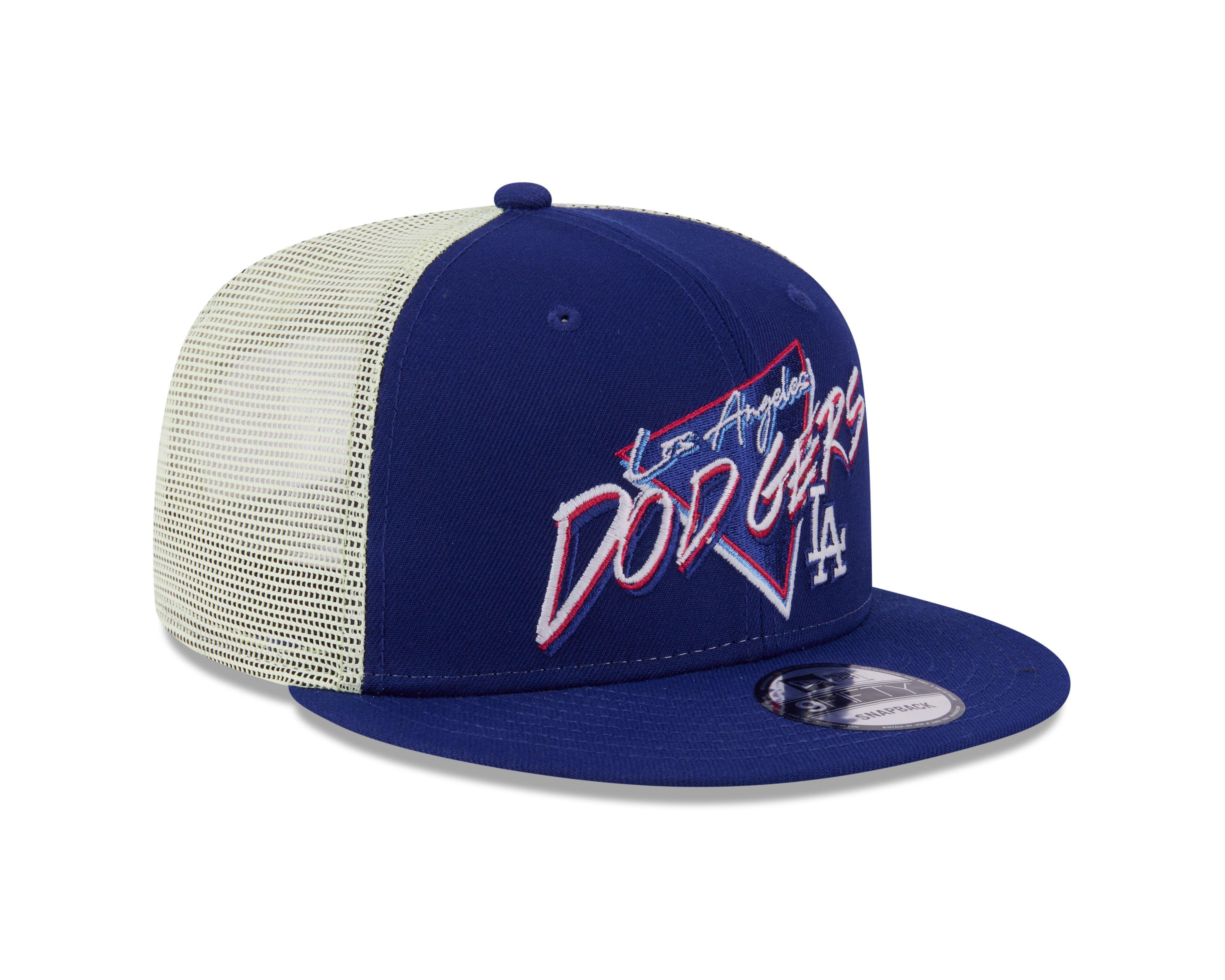 New Era Los Angeles Dodgers 9FIFTY Neon Snapback Hat-Blue - BLUE Thumbnail View 2