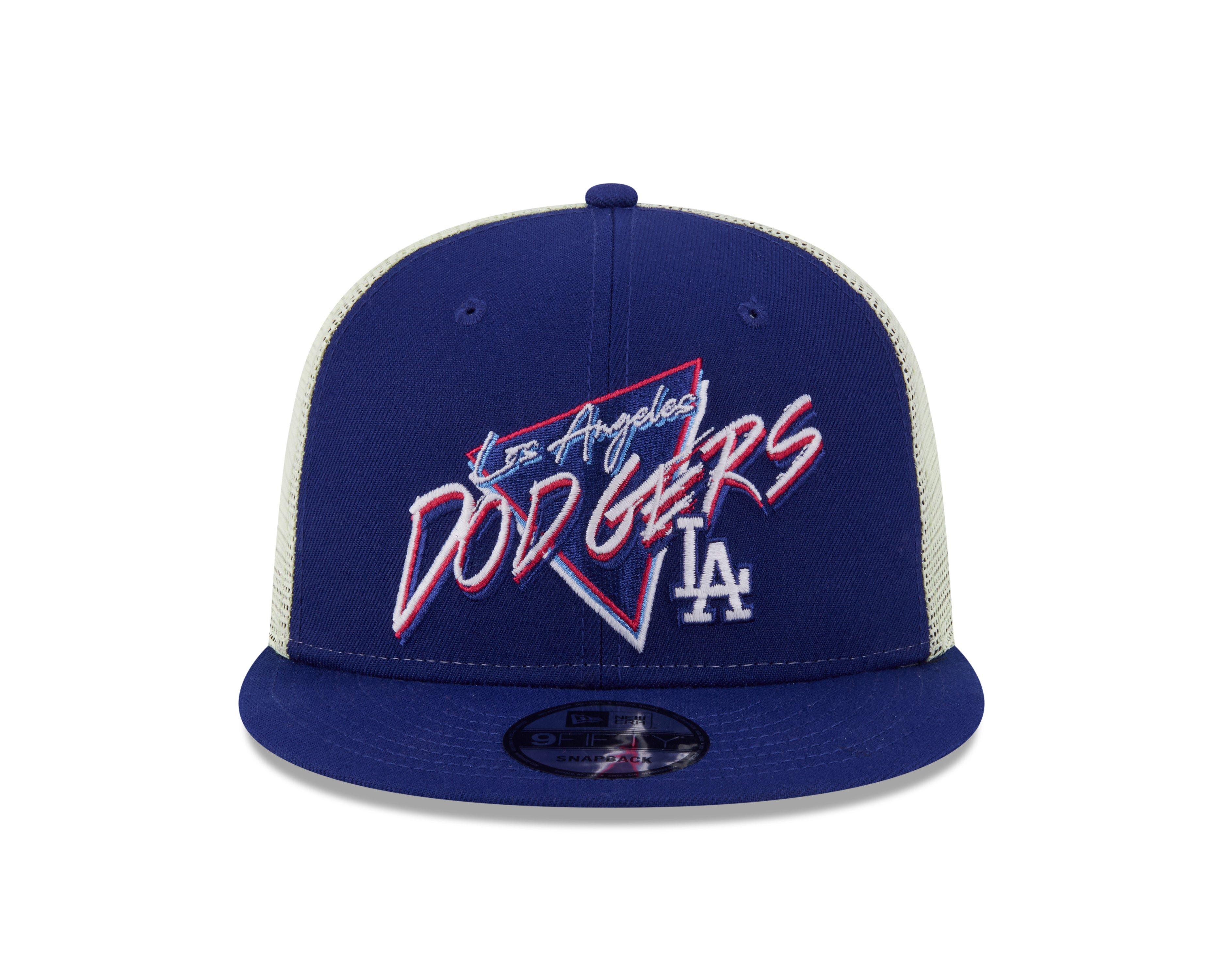 New Era Los Angeles Dodgers 9FIFTY Neon Snapback Hat-Blue - BLUE Thumbnail View 3