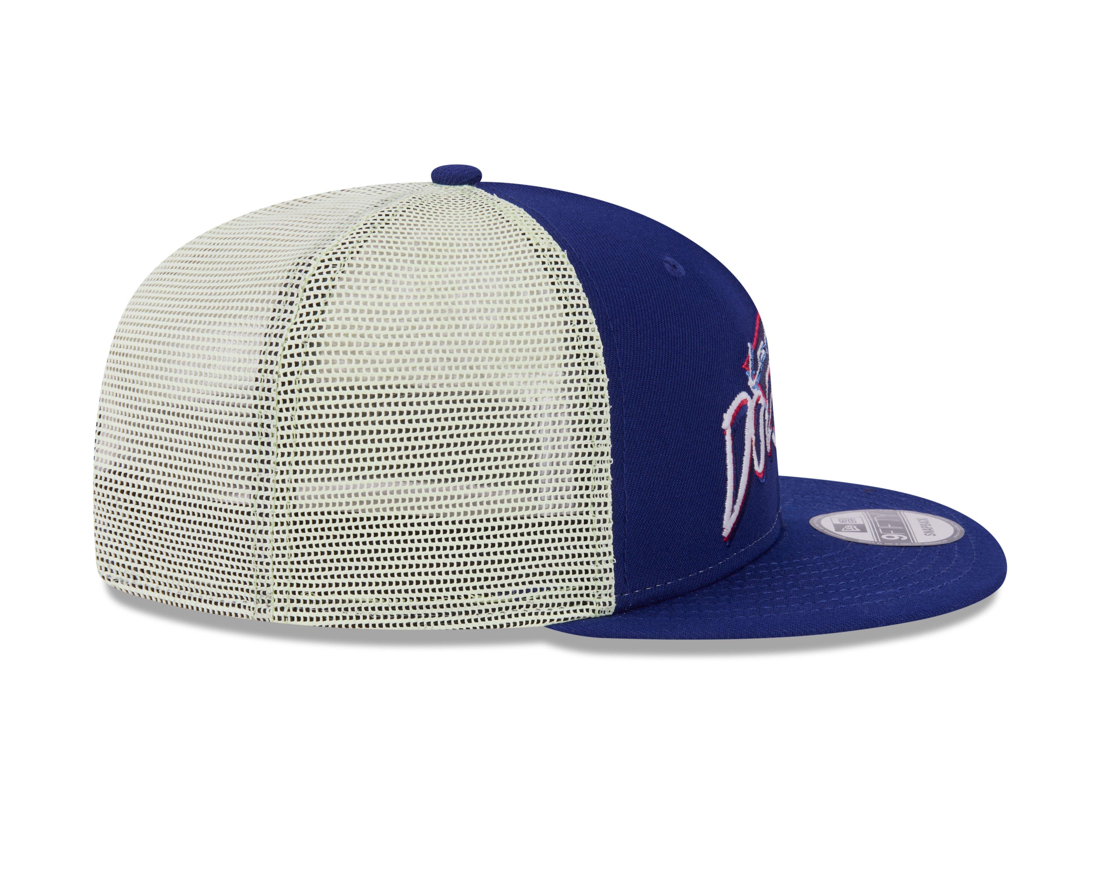 New Era Los Angeles Dodgers 9FIFTY Neon Snapback Hat-Blue - BLUE Thumbnail View 6