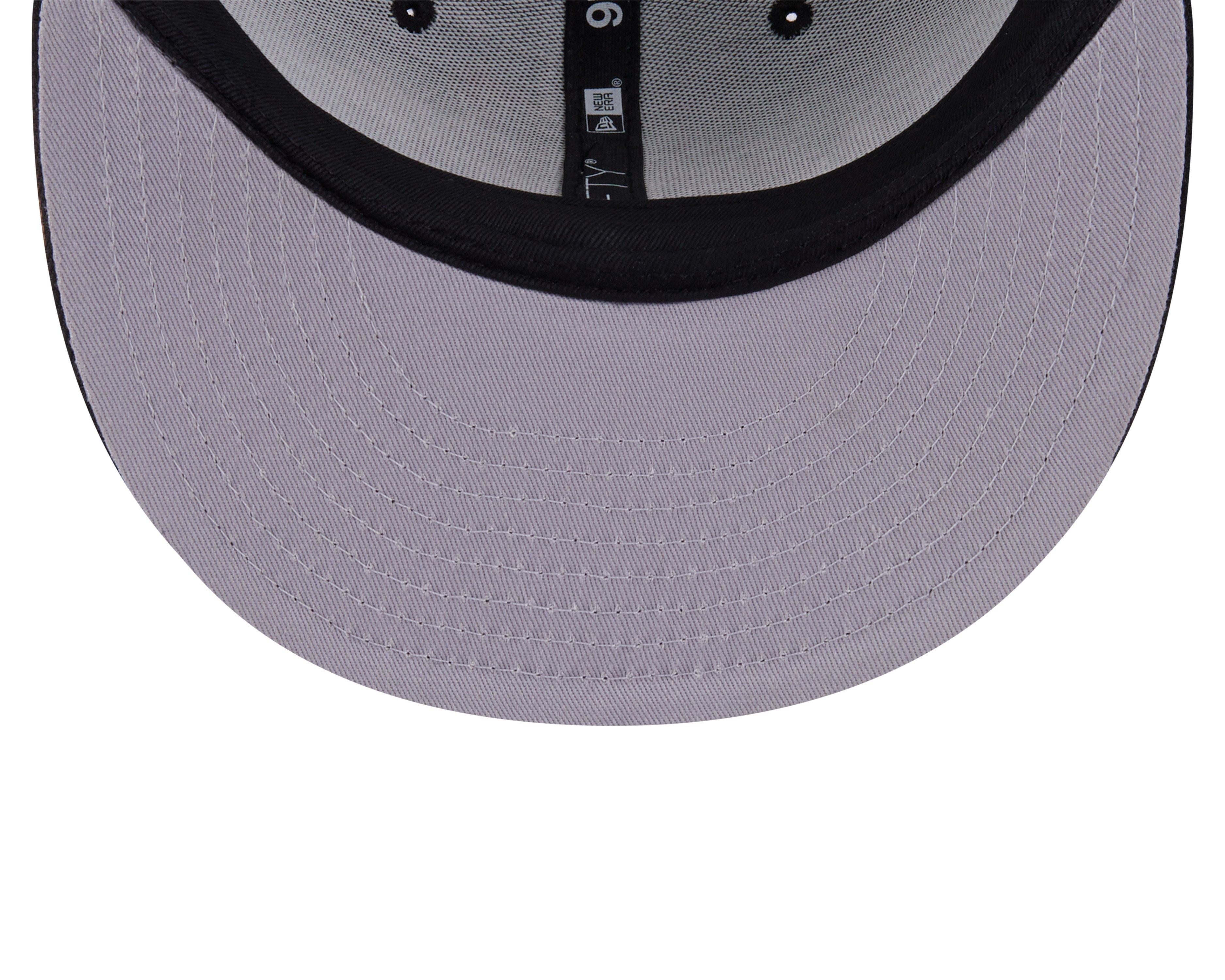 New Era Miami Marlins 9FIFTY Neon Snapback Hat-Black - BLACK Thumbnail View 7