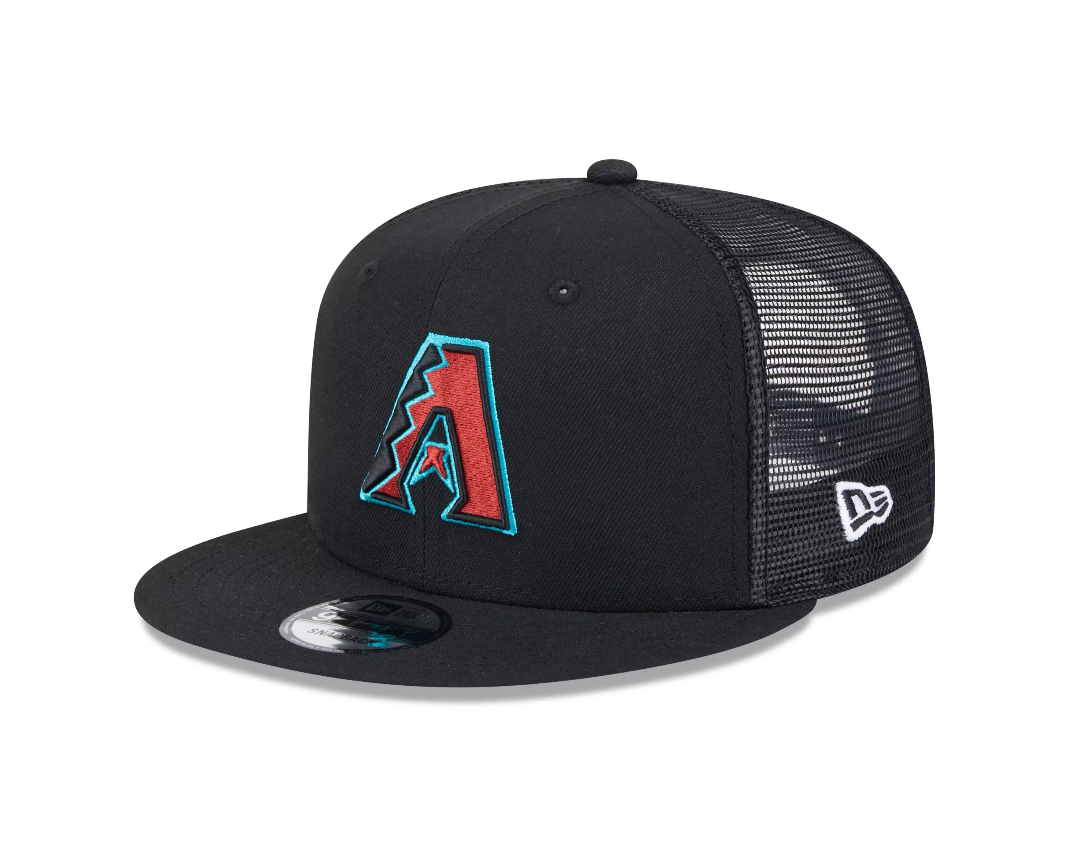 New Era Arizona Diamondbacks 9FIFTY Trucker Snapback-Black - BLACK