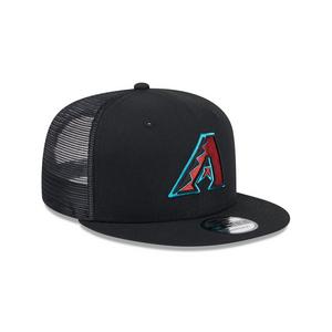 New Era Arizona Diamondbacks 9FIFTY Trucker Snapback Hat-Black
