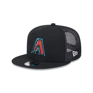 New Era Arizona Diamondbacks 9FIFTY Trucker Snapback Hat-Black