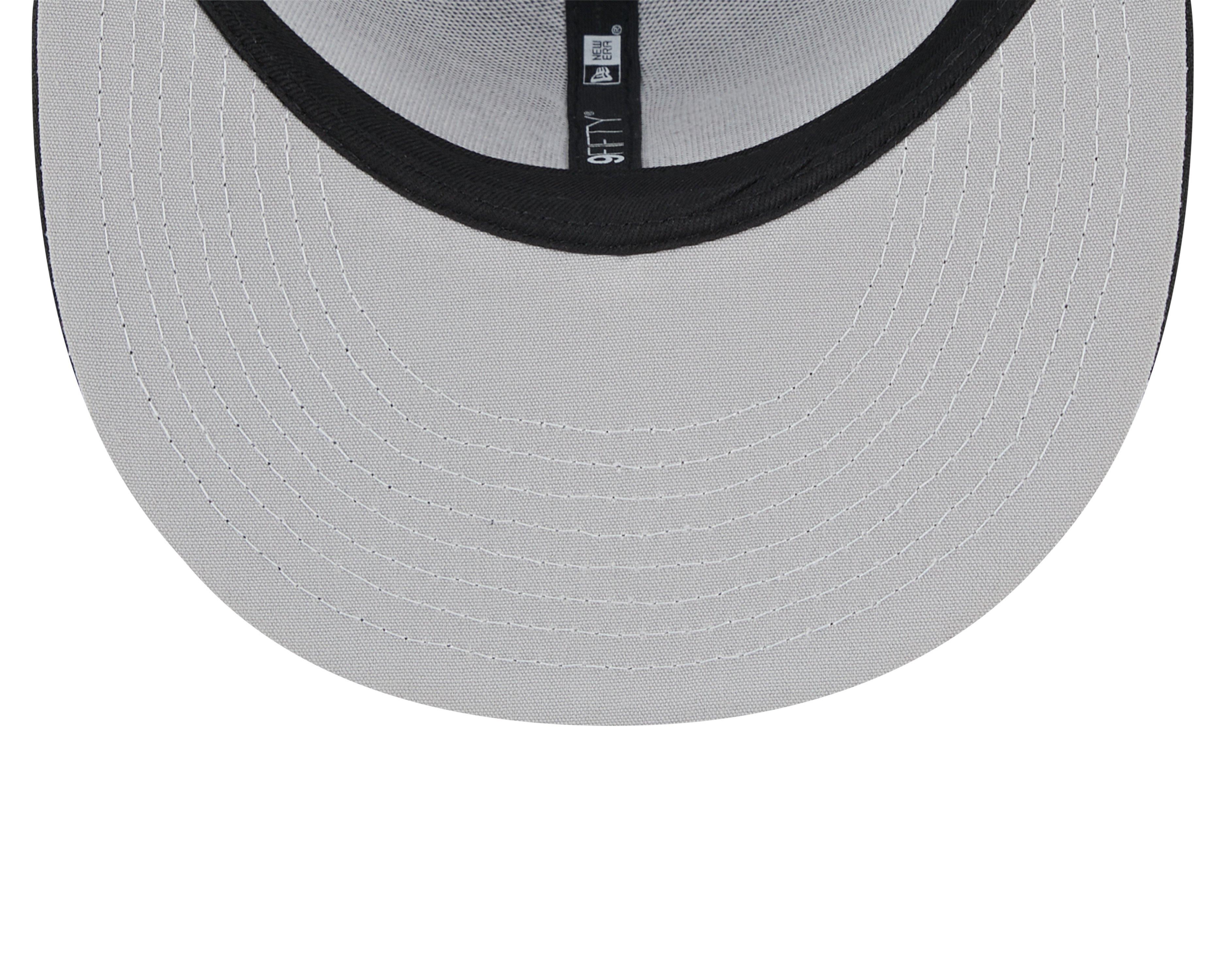 New Era Miami Marlins 9FIFTY Trucker Snapback-Black