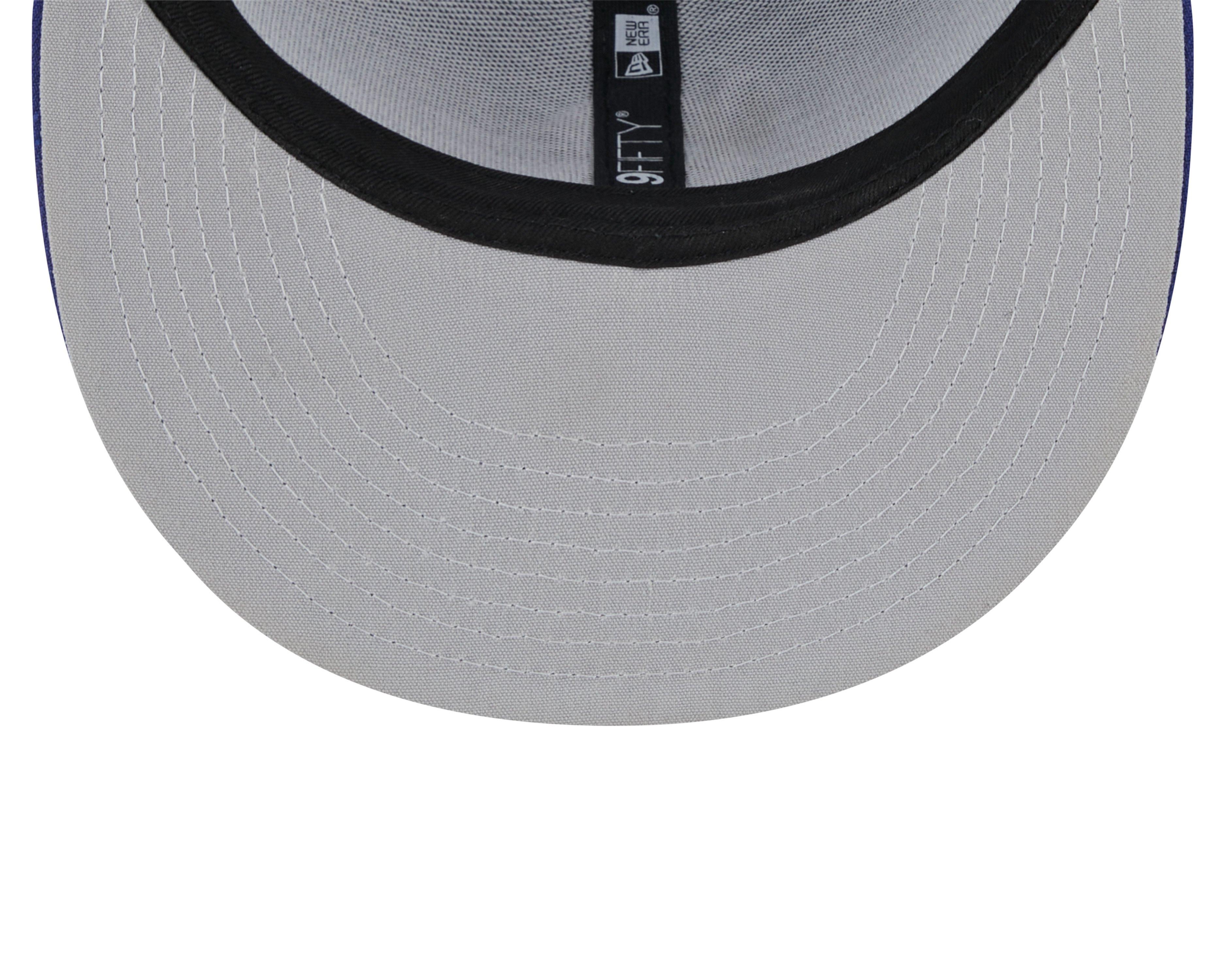 New Era Texas Rangers 9FIFTY Trucker Snapback Hat - Blue - BLUE Thumbnail View 4