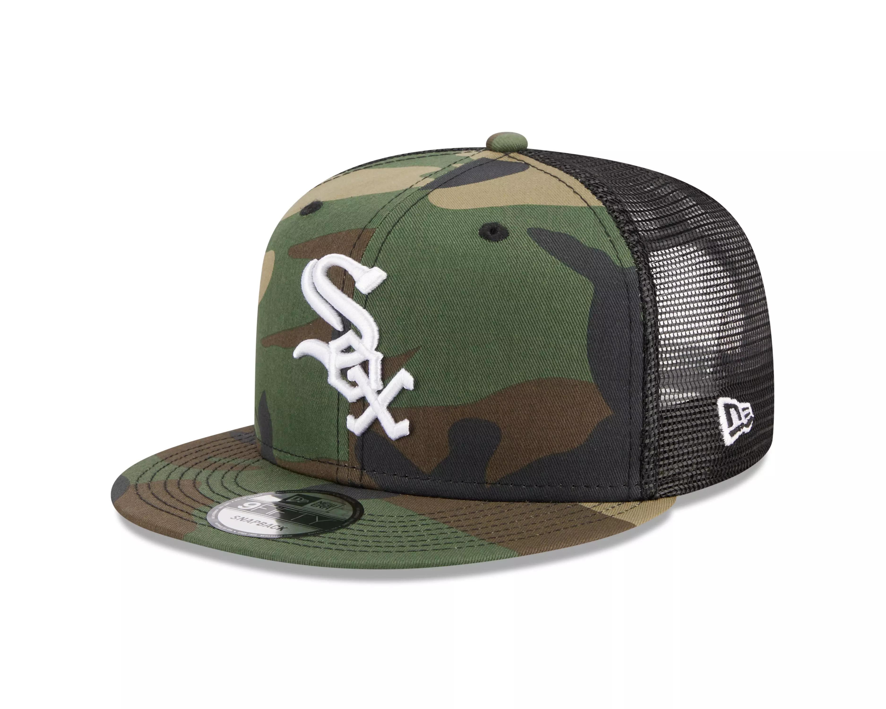 New Era Chicago White Sox 9FIFTY Trucker Snapback-Camo - GREEN