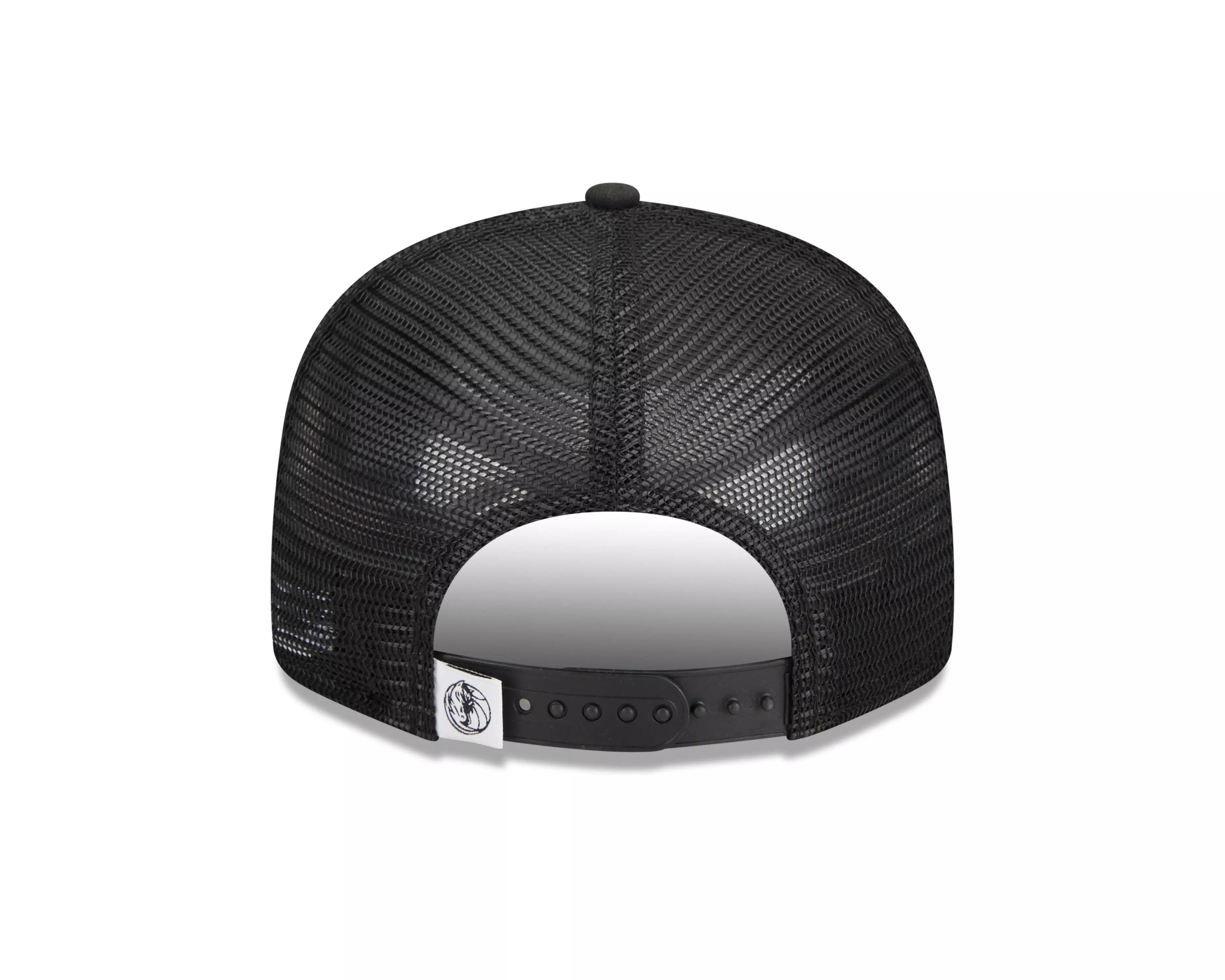 New Era Dallas Mavericks 9FIFTY Trucker Snapback Hat-Black - BLACK