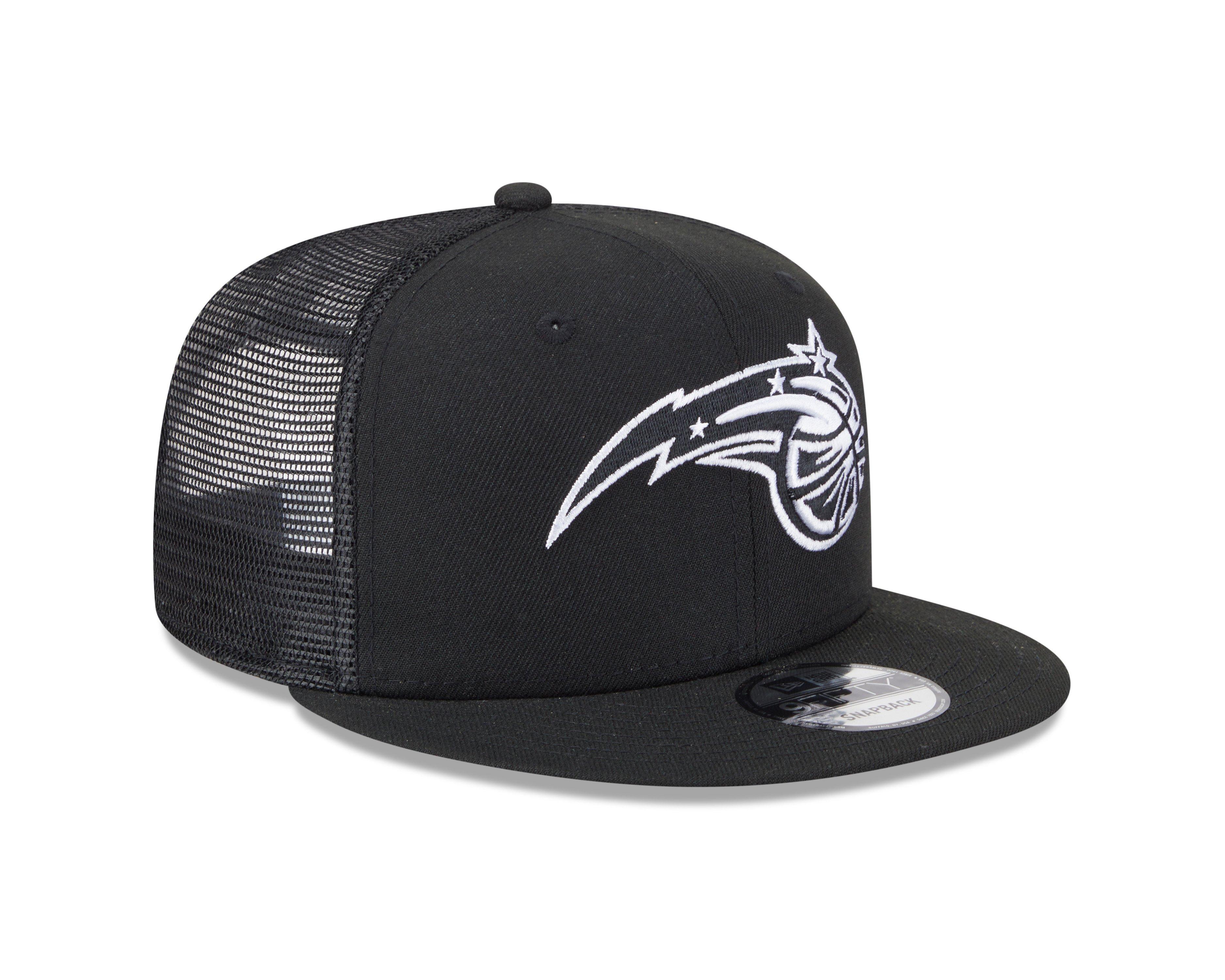New Era Orlando Magic 9FIFTY Trucker Snapback Hat-Black