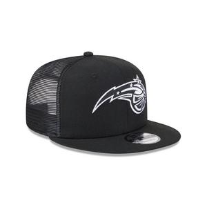 New Era Orlando Magic 9FIFTY Trucker Snapback Hat-Black