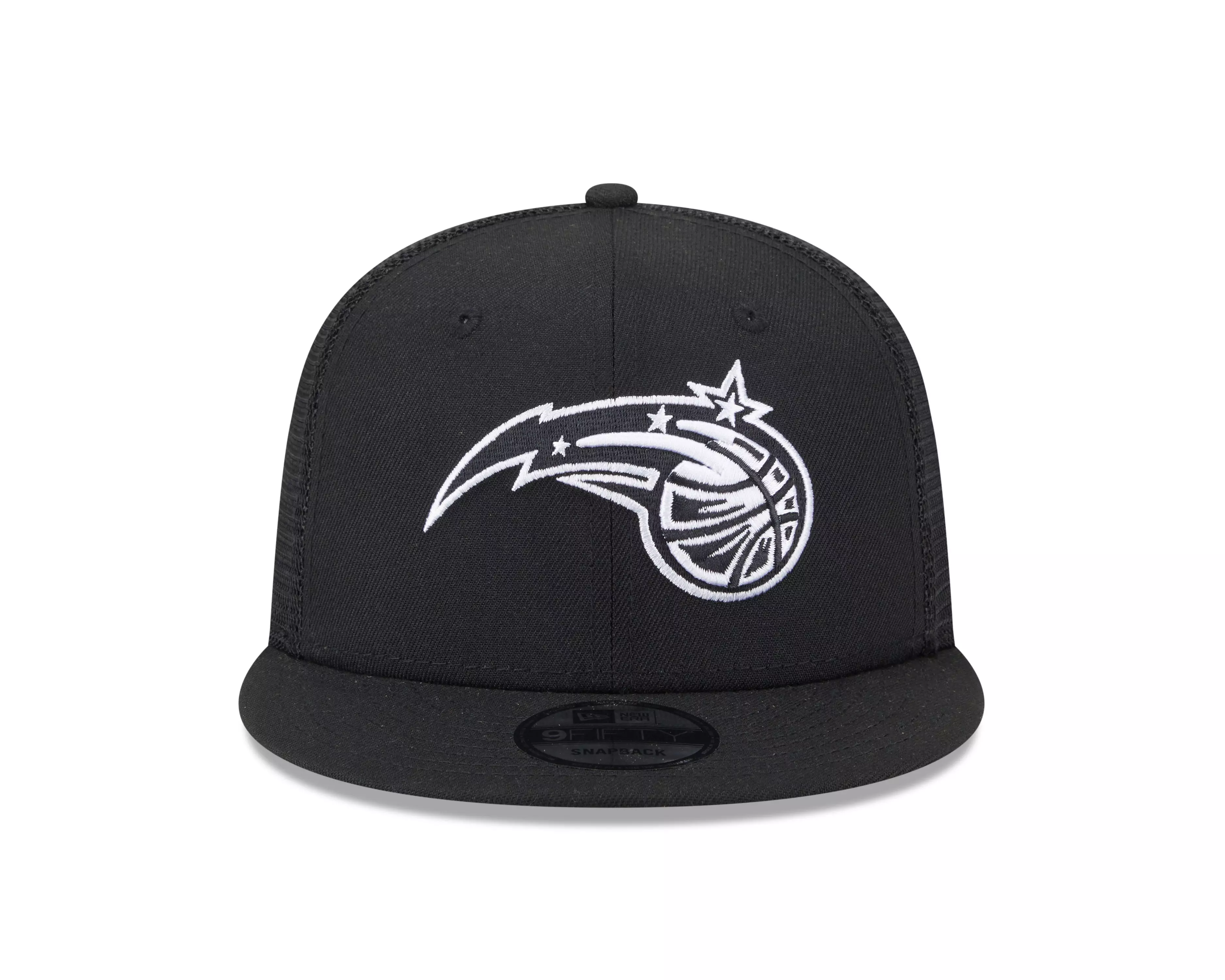 New Era Orlando Magic 9FIFTY Trucker Snapback Hat-Black - BLACK
