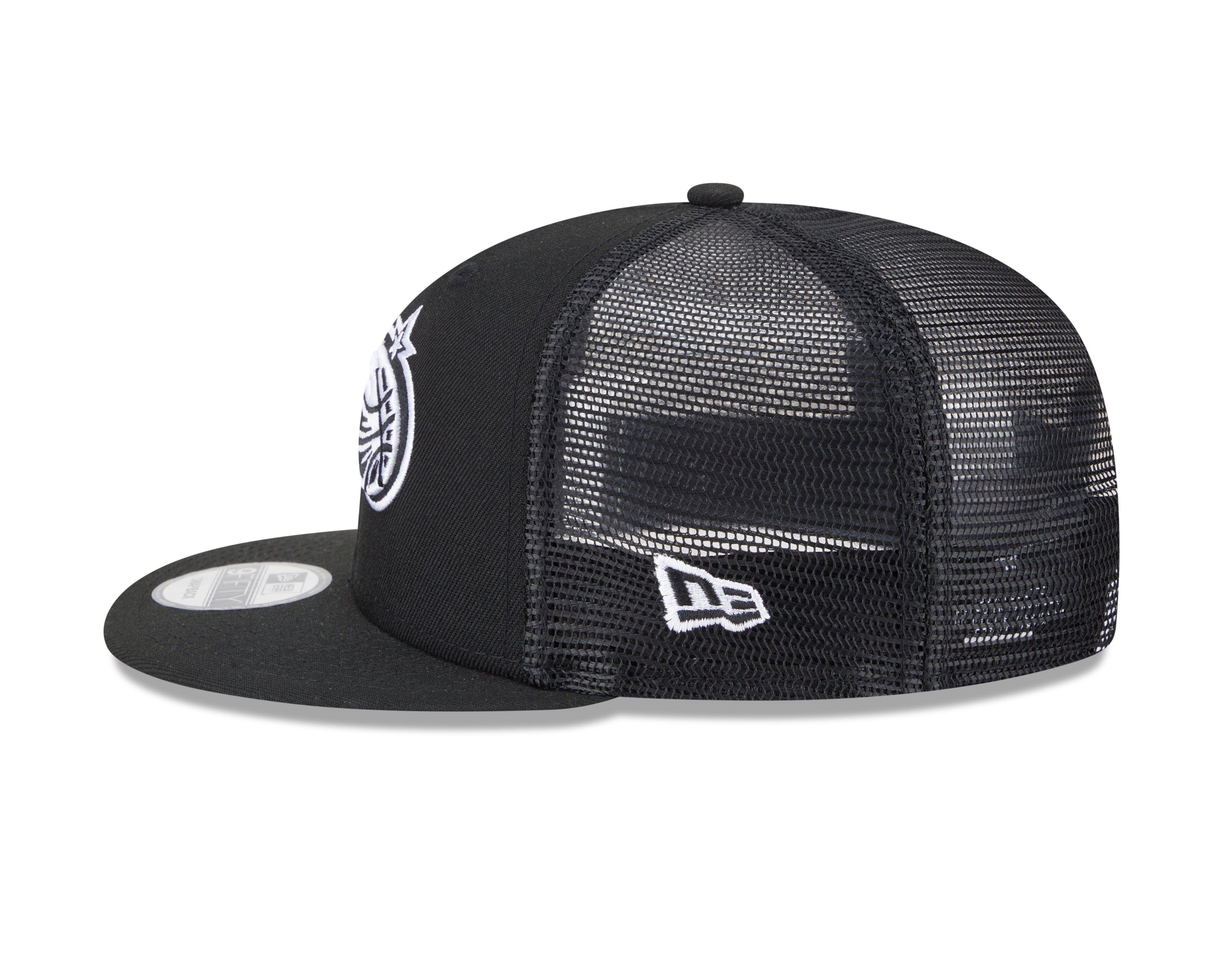 New Era Orlando Magic 9FIFTY Trucker Snapback Hat-Black