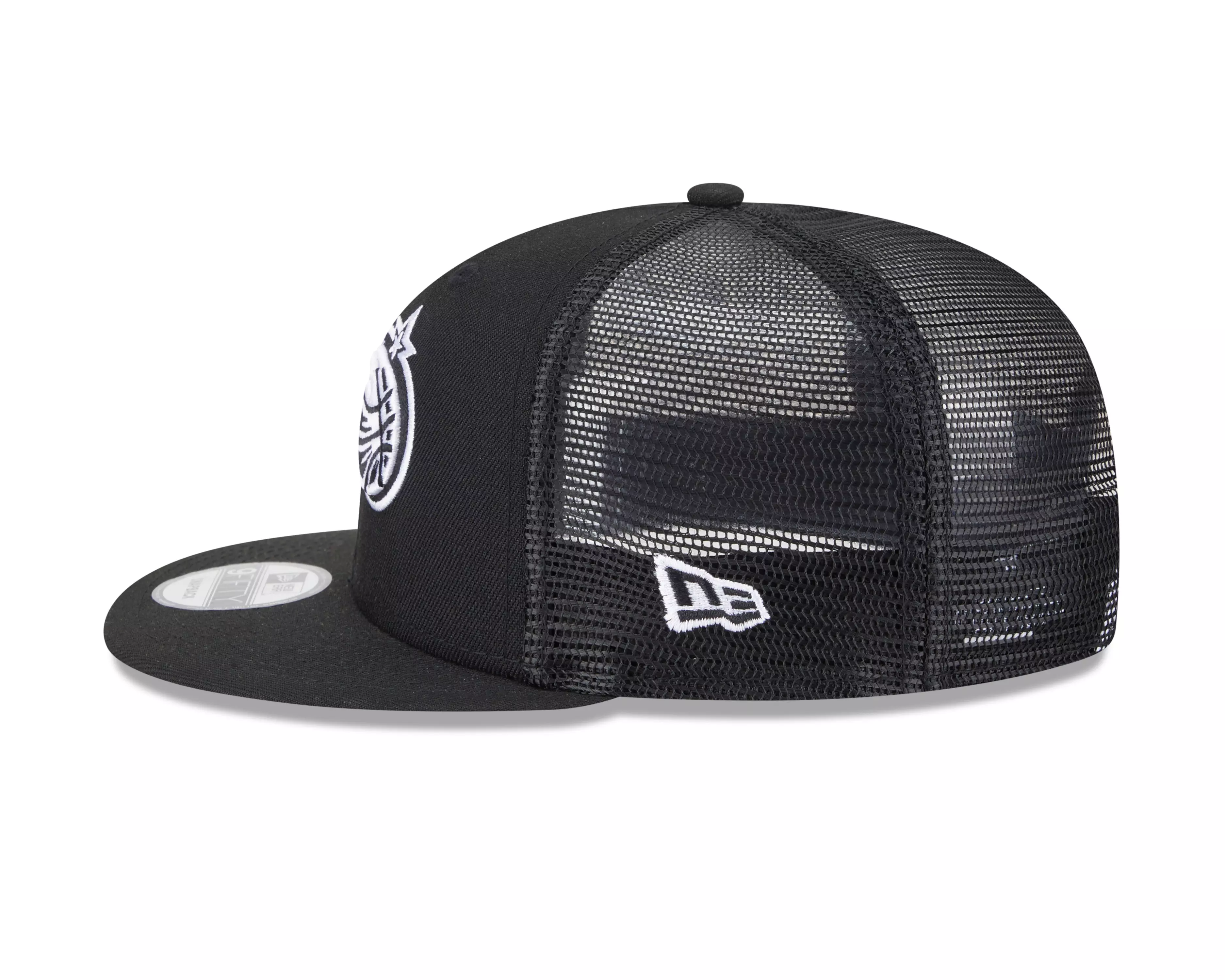 New Era Orlando Magic 9FIFTY Trucker Snapback Hat-Black - BLACK