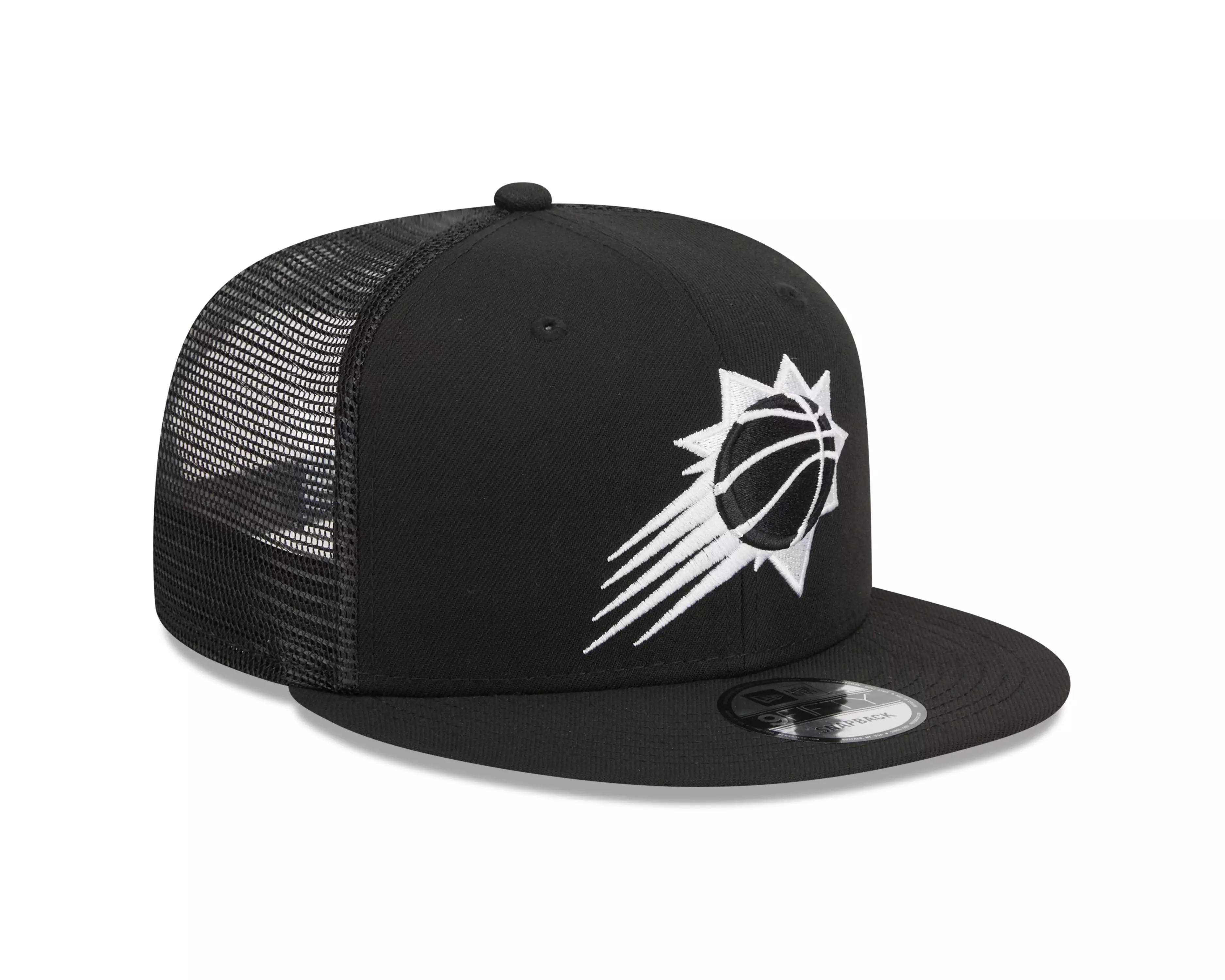 New Era Phoenix Suns 9FIFTY Trucker Snapback - Black - BLACK