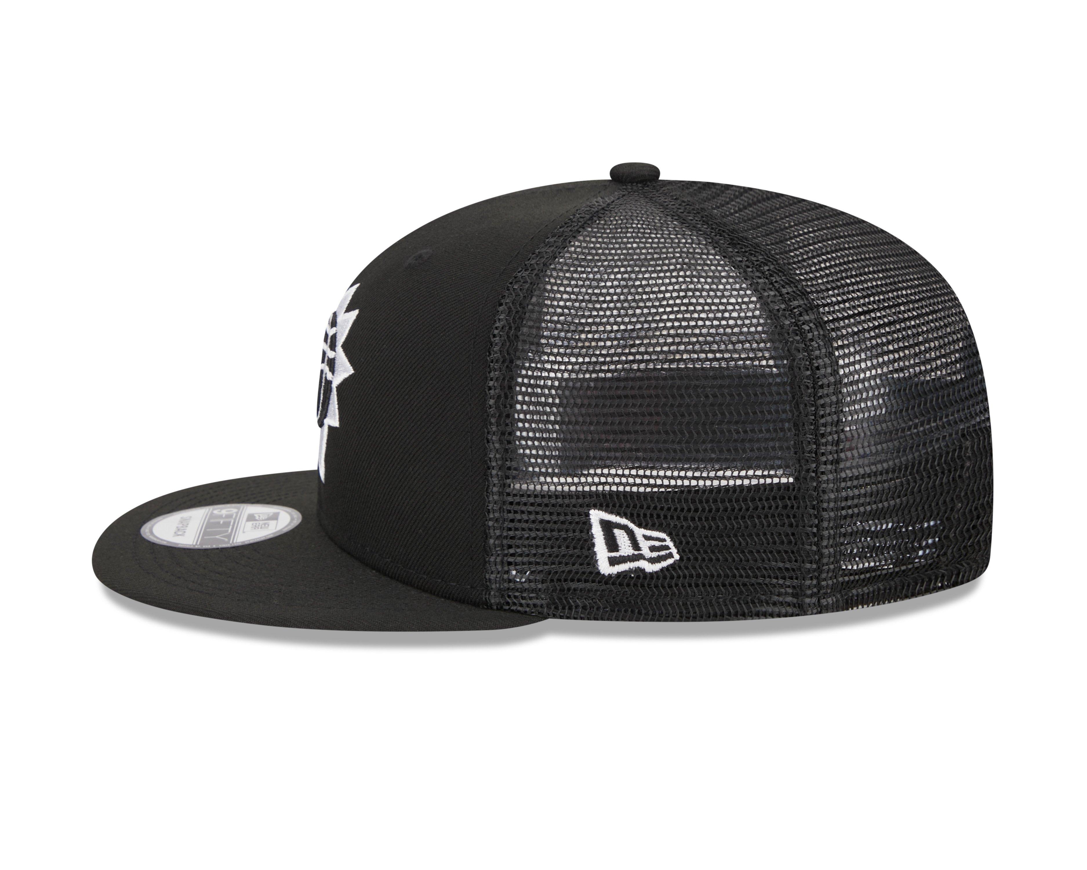New Era Phoenix Suns 9FIFTY Trucker Snapback - Black - BLACK Thumbnail View 6