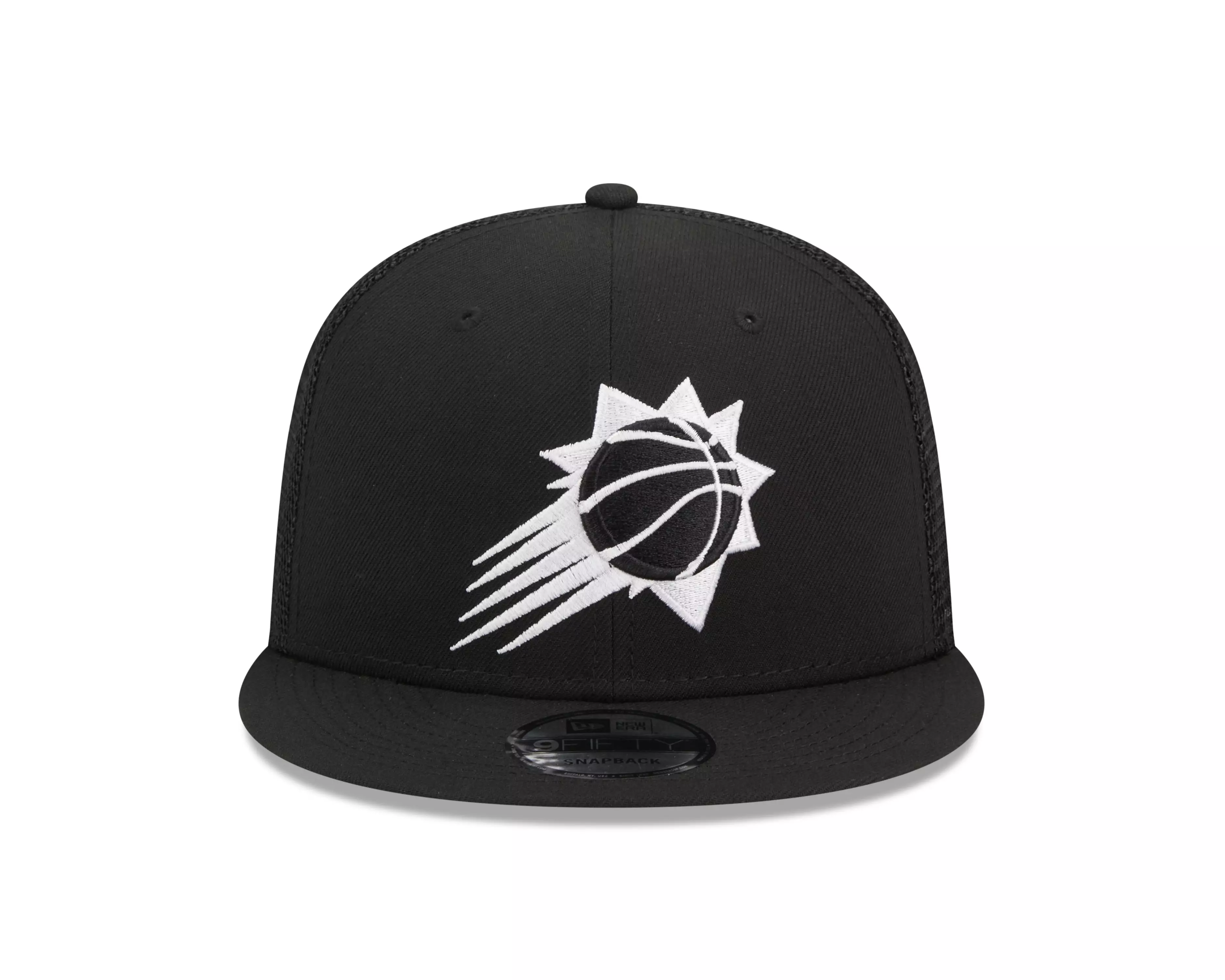 New Era Phoenix Suns 9FIFTY Trucker Snapback - Black - BLACK