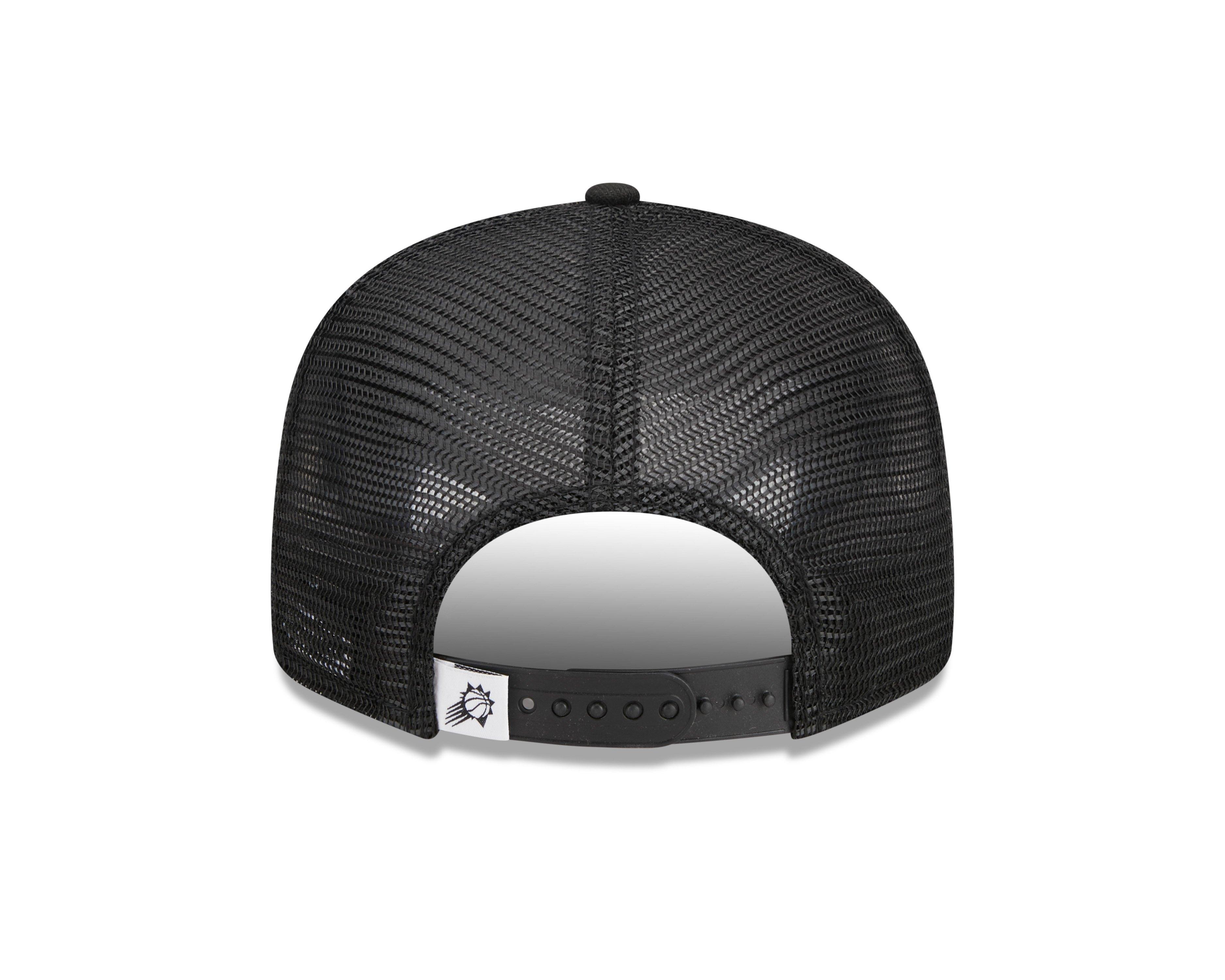 New Era Phoenix Suns 9FIFTY Trucker Snapback - Black - BLACK Thumbnail View 3