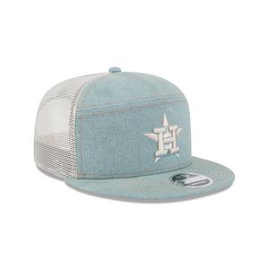 New Era Houston Astros 9FIFTY Denim Snapback Hat-Blue