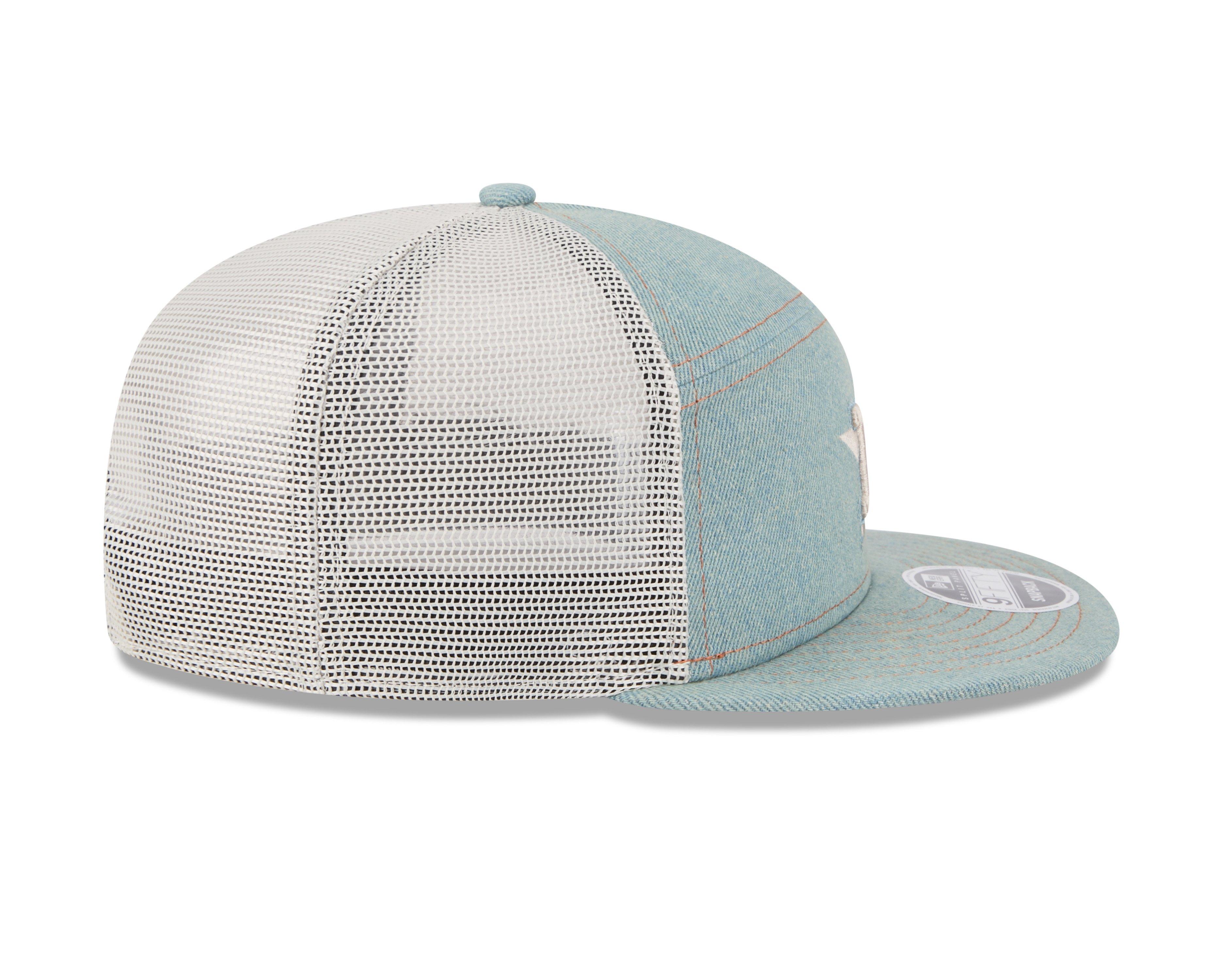 New Era Houston Astros 9FIFTY Denim Snapback Hat-Blue