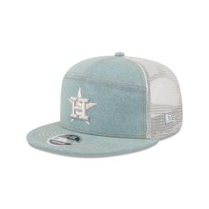 New Era Houston Astros 9FIFTY Denim Snapback Hat-Blue