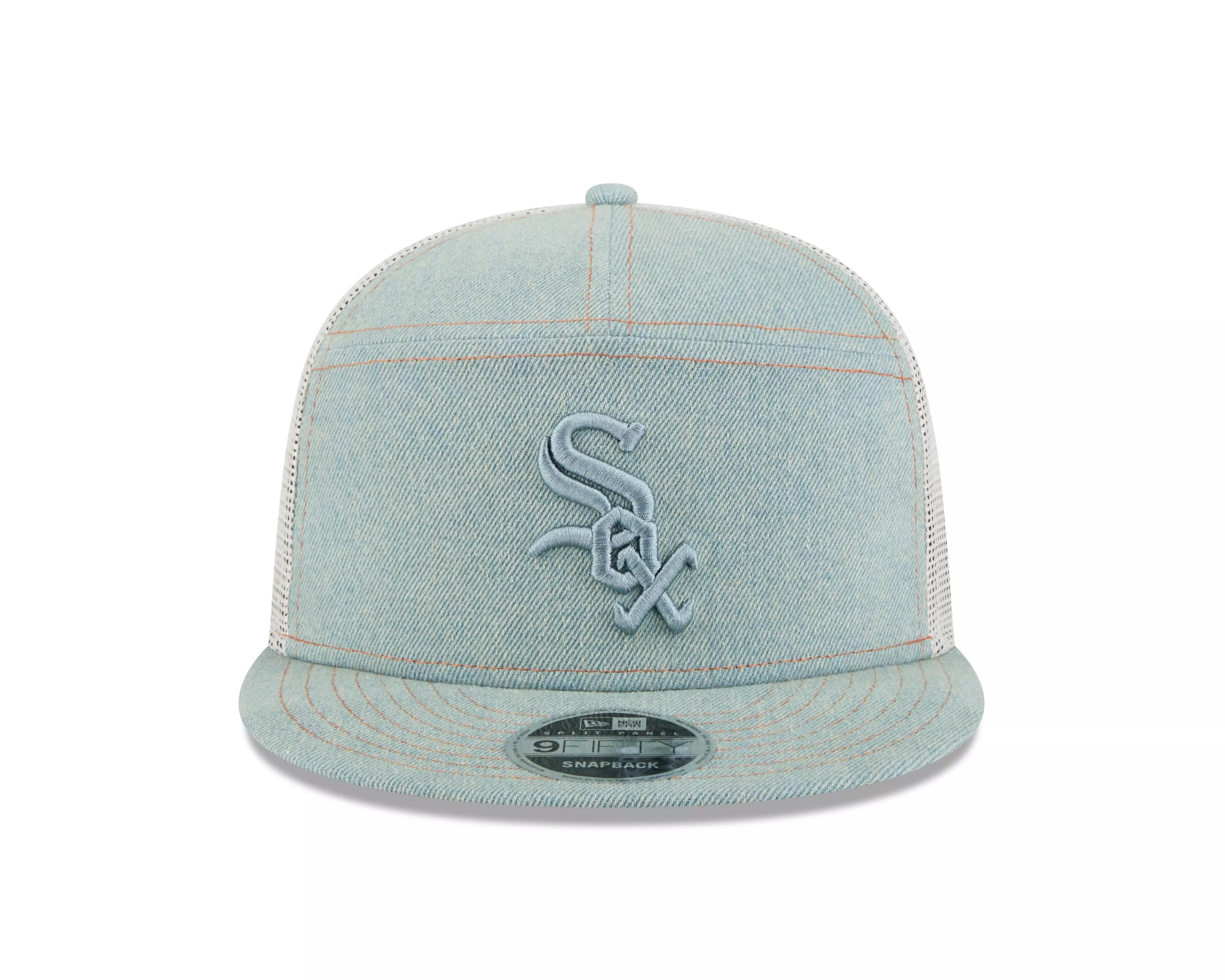 New Era Chicago White Sox 9FIFTY Denim Snapback Hat-Blue - BLUE