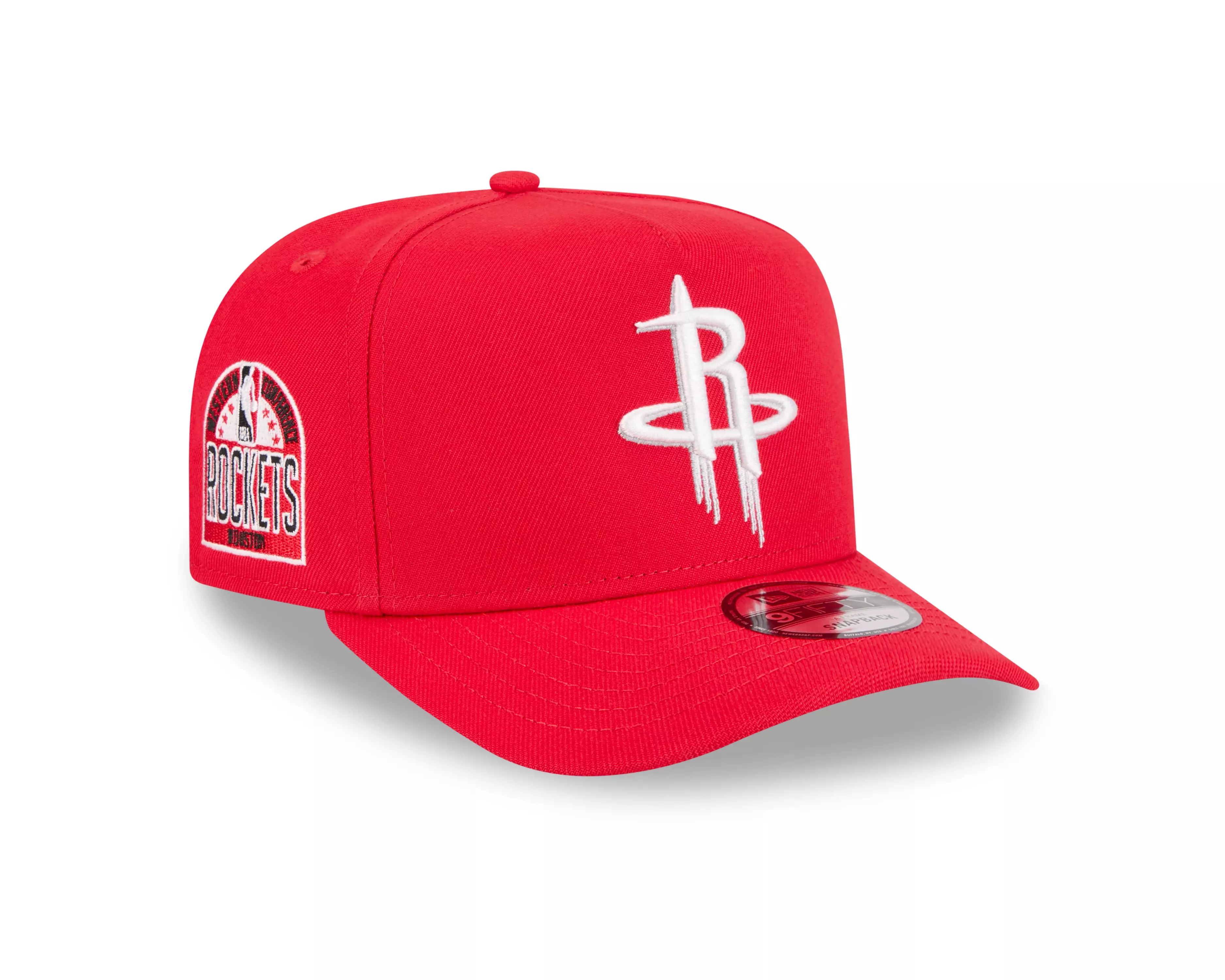 New Era Houston Rockets 9FIFTY A-Frame Snapback Hat-Red - RED