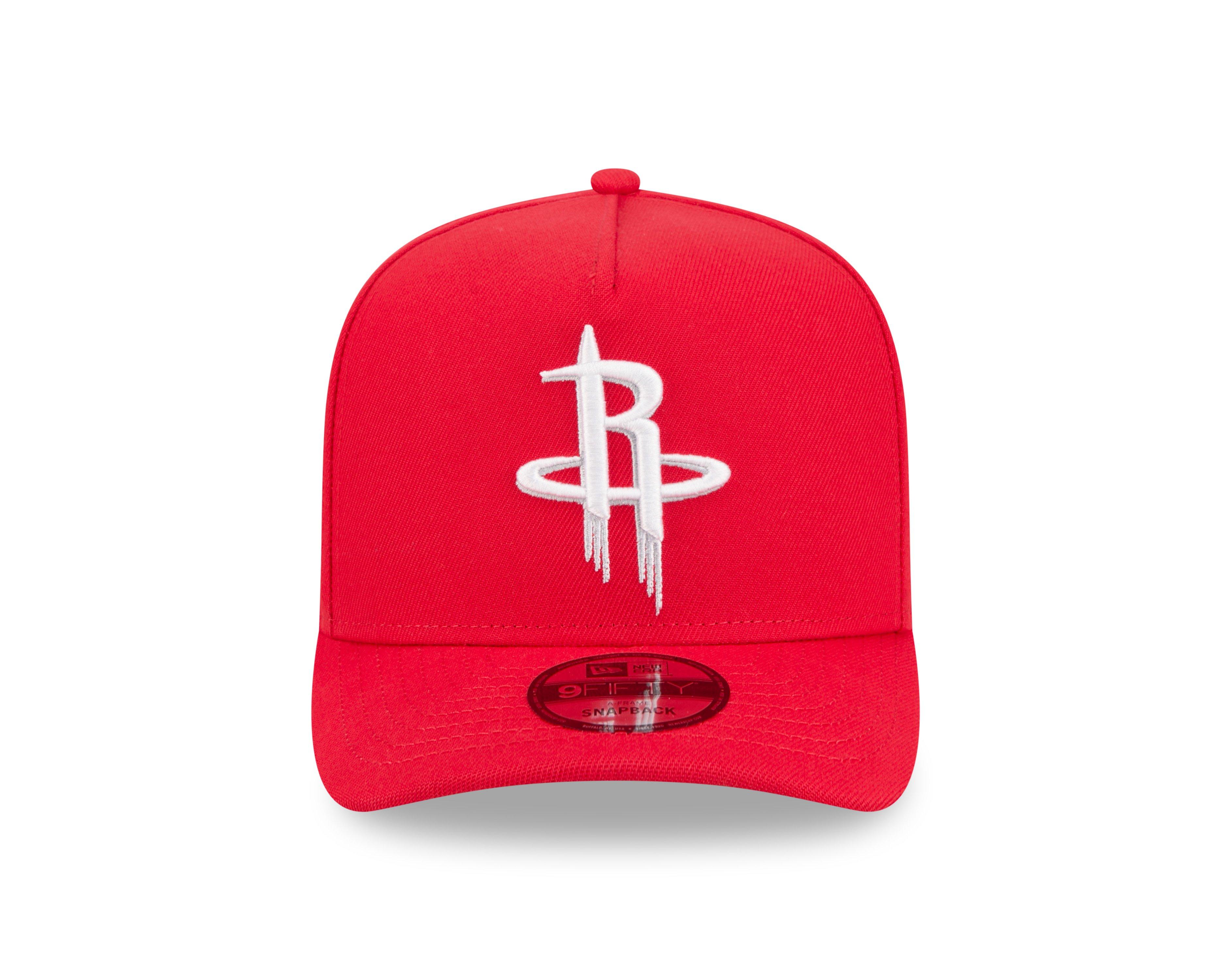 New Era Houston Rockets 9FIFTY A-Frame Snapback Hat-Red - RED Thumbnail View 3