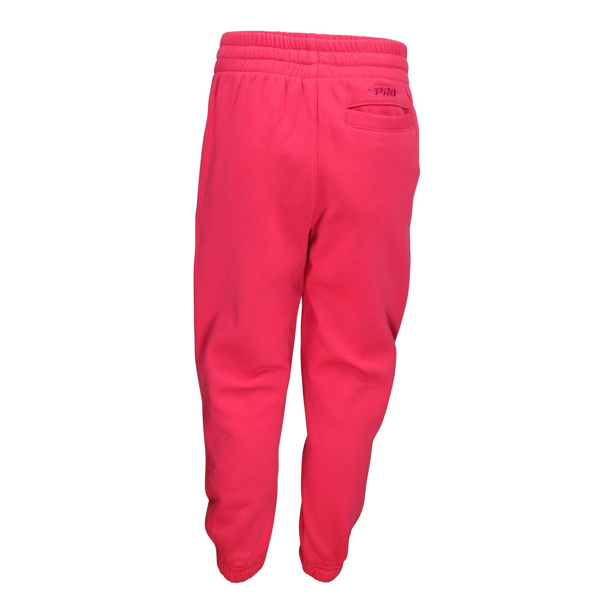 Pro Standard Chicago Bulls Little Girls' Fleece Pants - Triple Pink