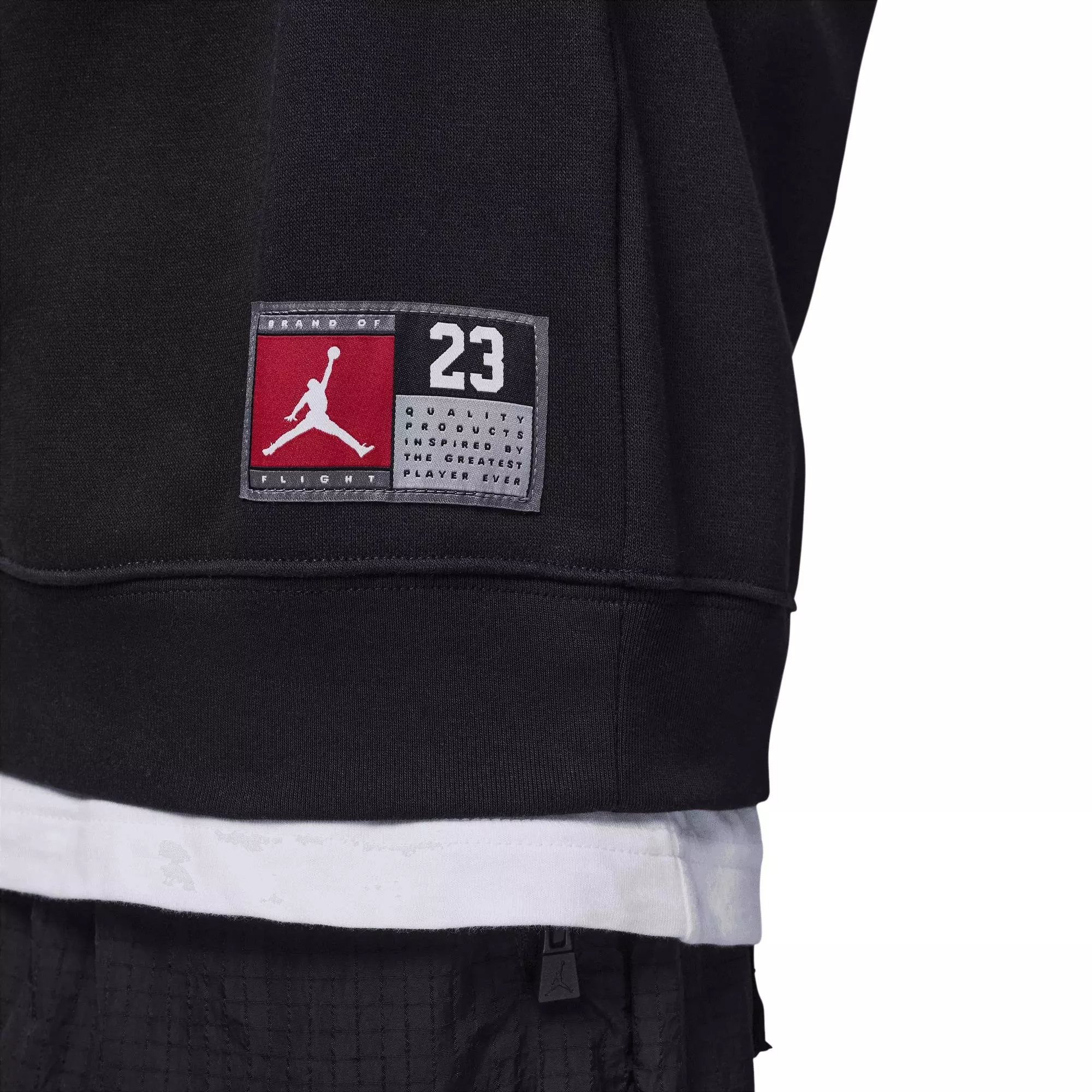 Jordan Big Boys' 23 Hoodie - Black - BLACK