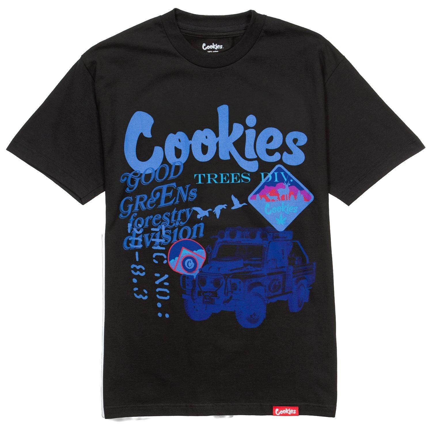 Cookies Men's Tree Division Tee - Black - BLACK