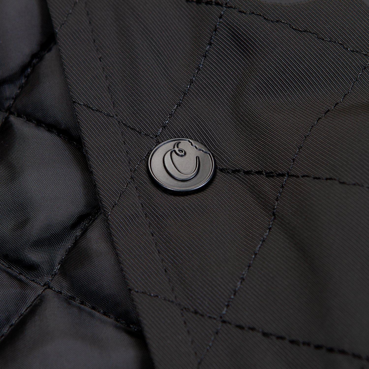 Cookies Men's Highway Quilted Coaches Jacket - BLACK Thumbnail View 5