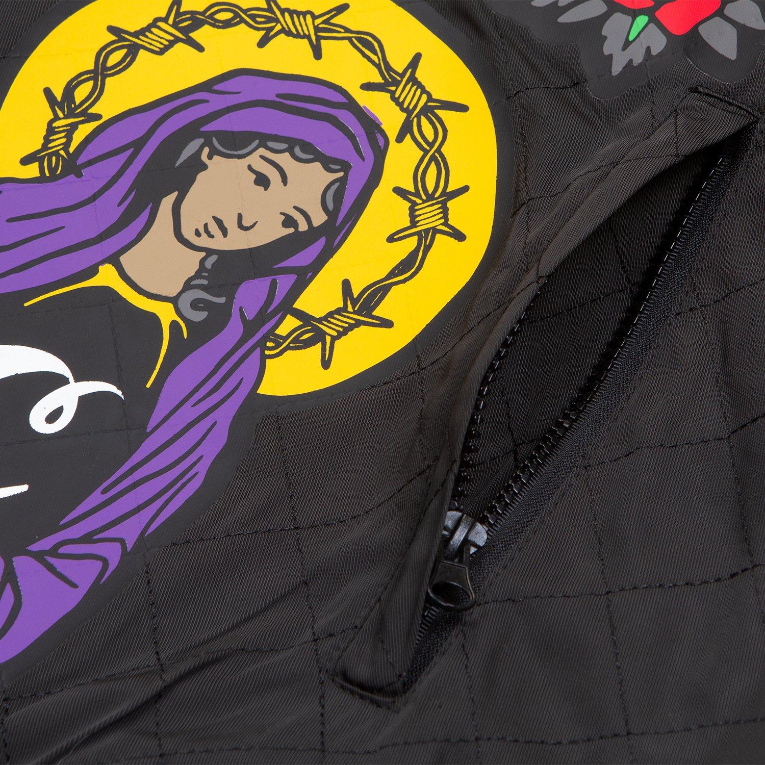 Cookies Men's Highway Quilted Coaches Jacket - BLACK Thumbnail View 6