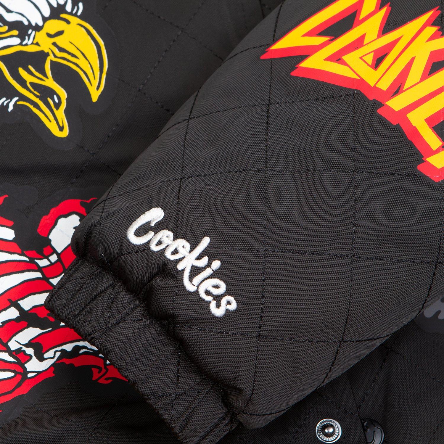 Cookies Men's Highway Quilted Coaches Jacket - BLACK Thumbnail View 7