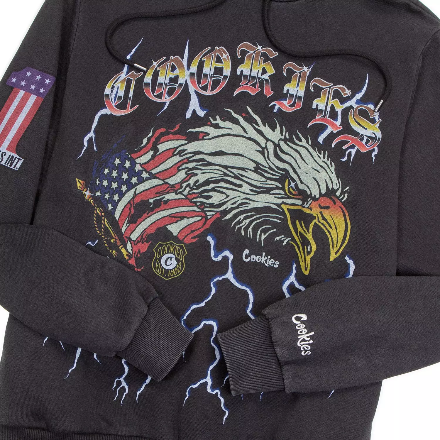 Cookies Men's Highway Fleece Hoodie - Black - BLACK