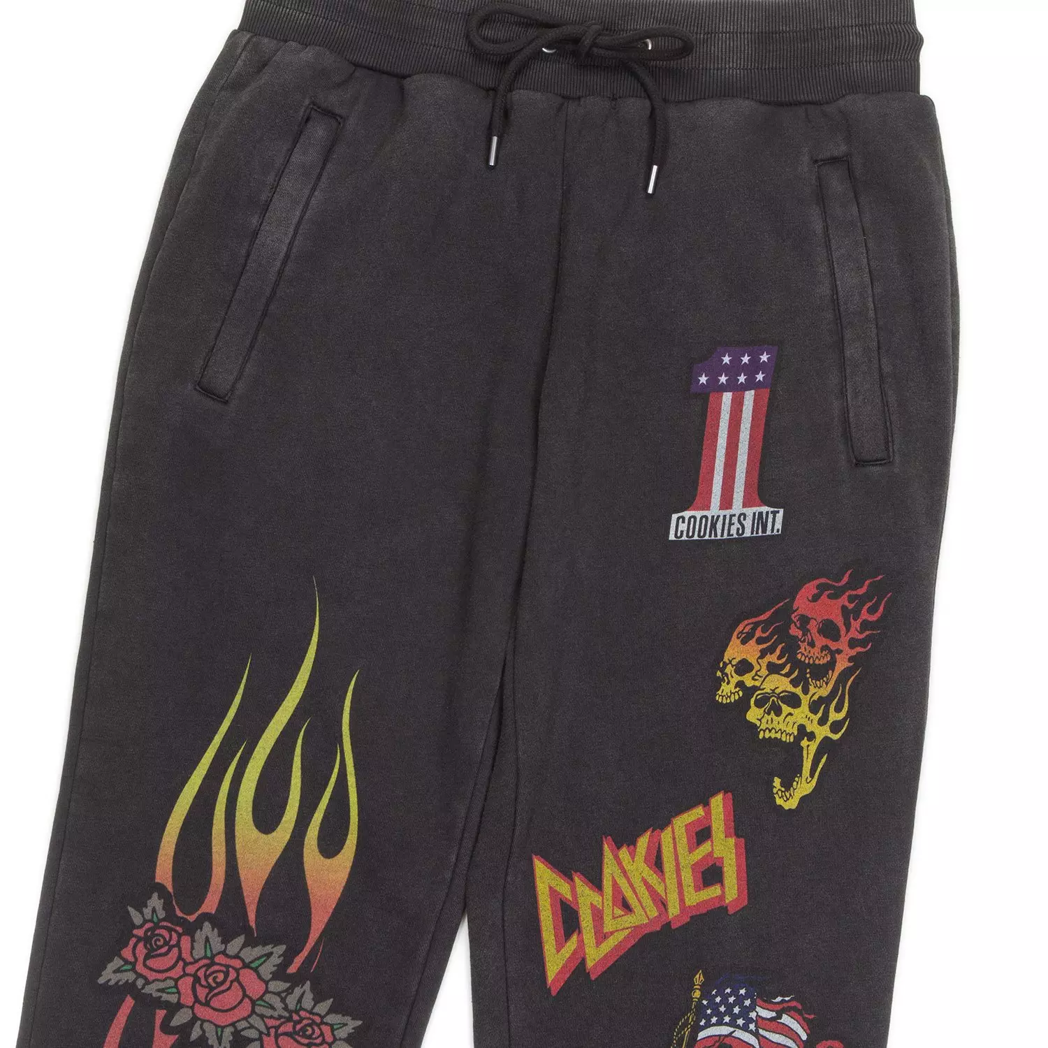 Cookies Men's Highway Fleece Pants - Black - BLACK