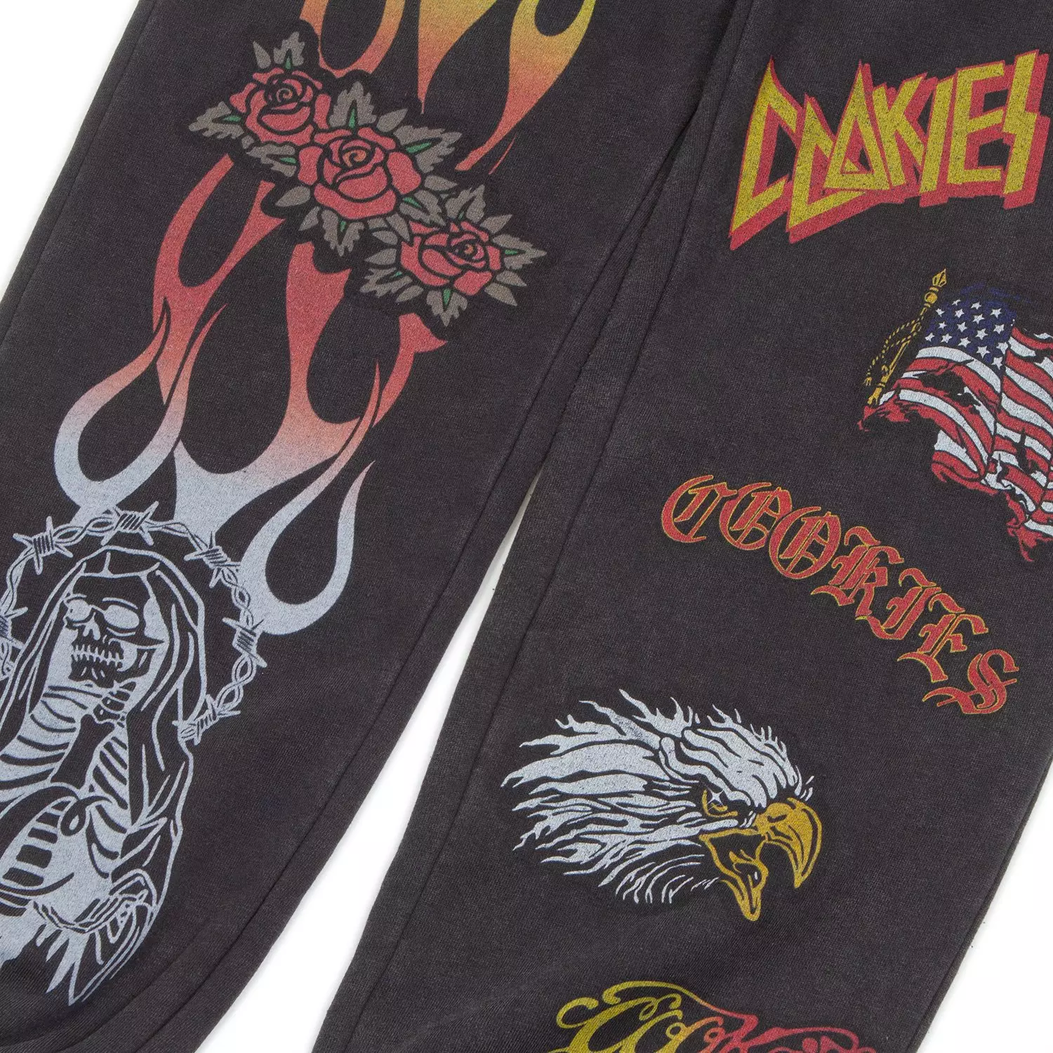 Cookies Men's Highway Fleece Pants - Black - BLACK