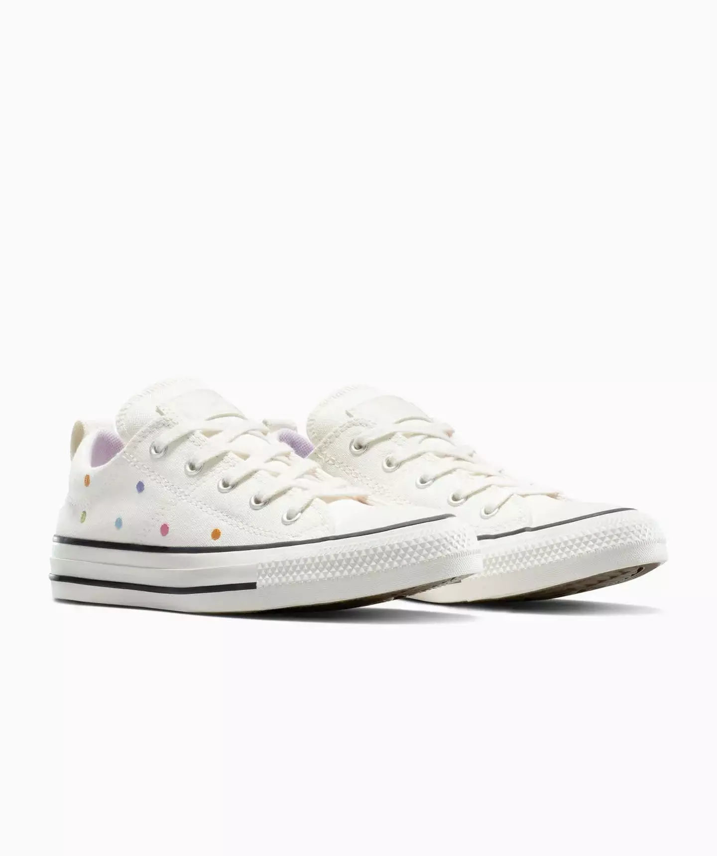 Converse Chuck Taylor All Star Madison "Polka Dots" Preschool Girls' Shoe - WHITE/MULTI