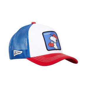 Capslab Snoopy Trucker Cap-Blue/White/Red