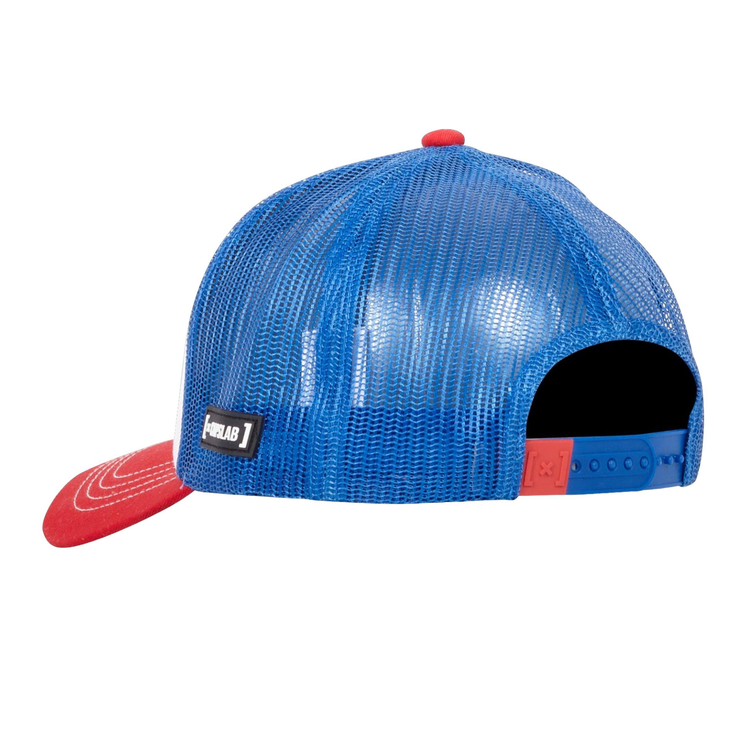 Capslab Snoopy Trucker Cap-Blue/White/Red - BLUE/RED Thumbnail View 3