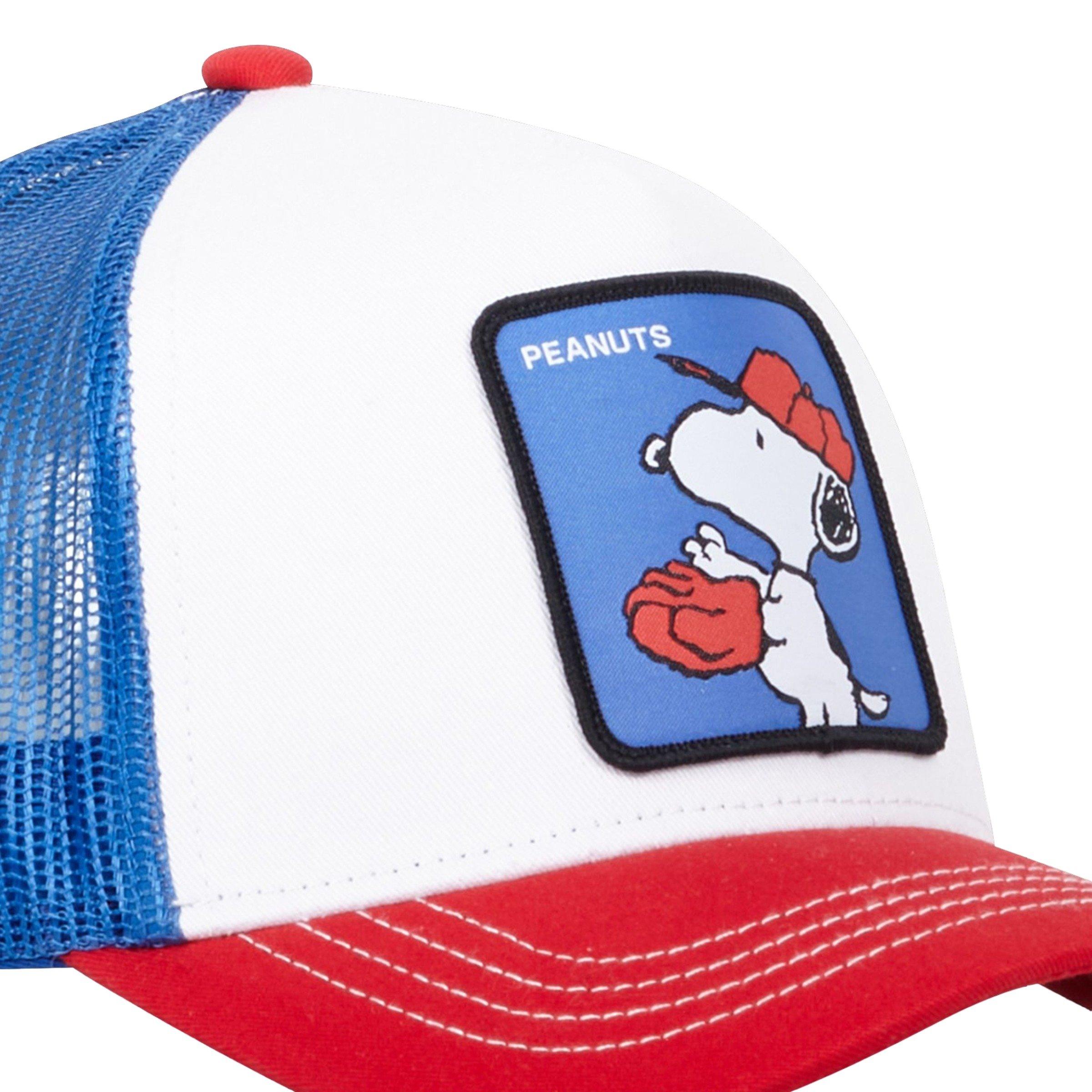 Capslab Snoopy Trucker Cap-Blue/White/Red - BLUE/RED Thumbnail View 4