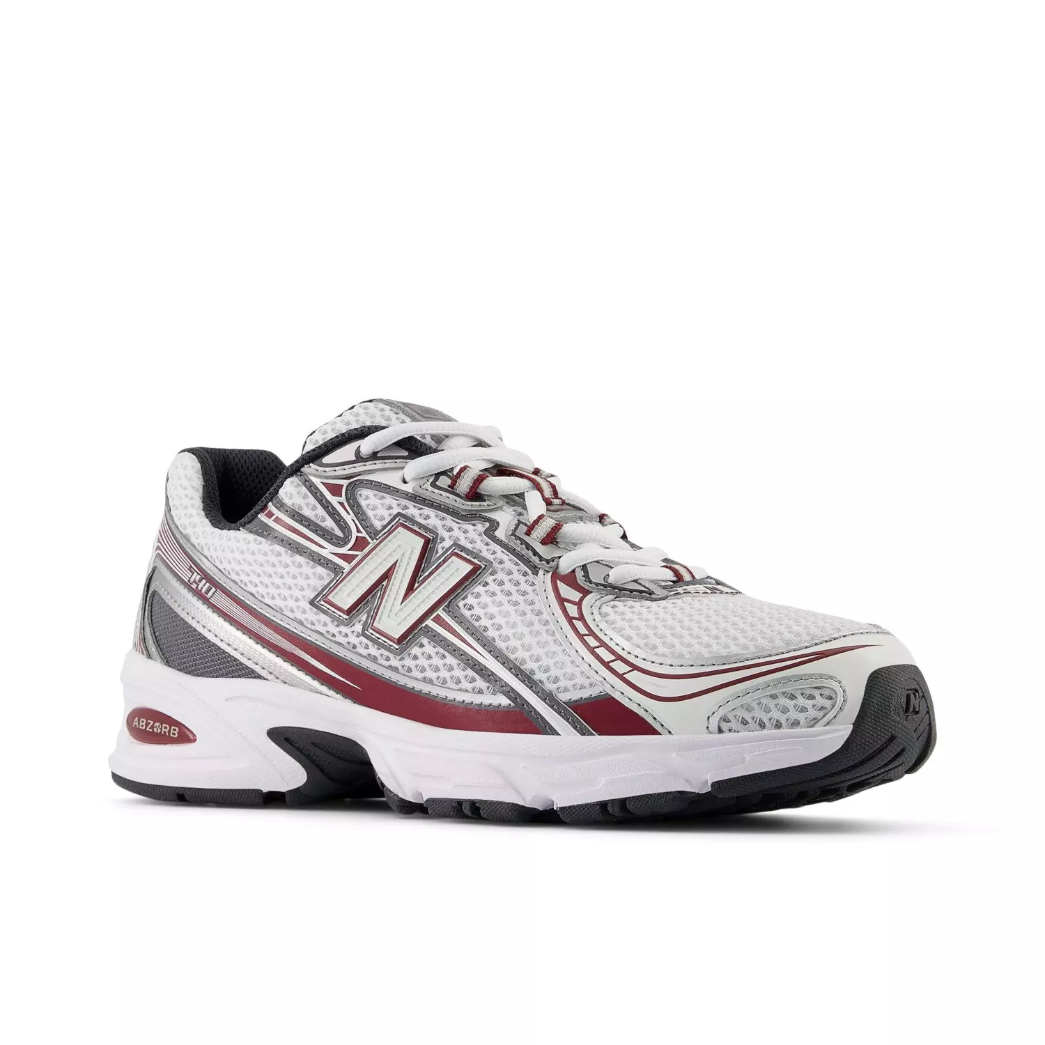 New Balance 740 "Mercury Red/White/Castlerock" Unisex Shoe - WHITE/RED/GREY