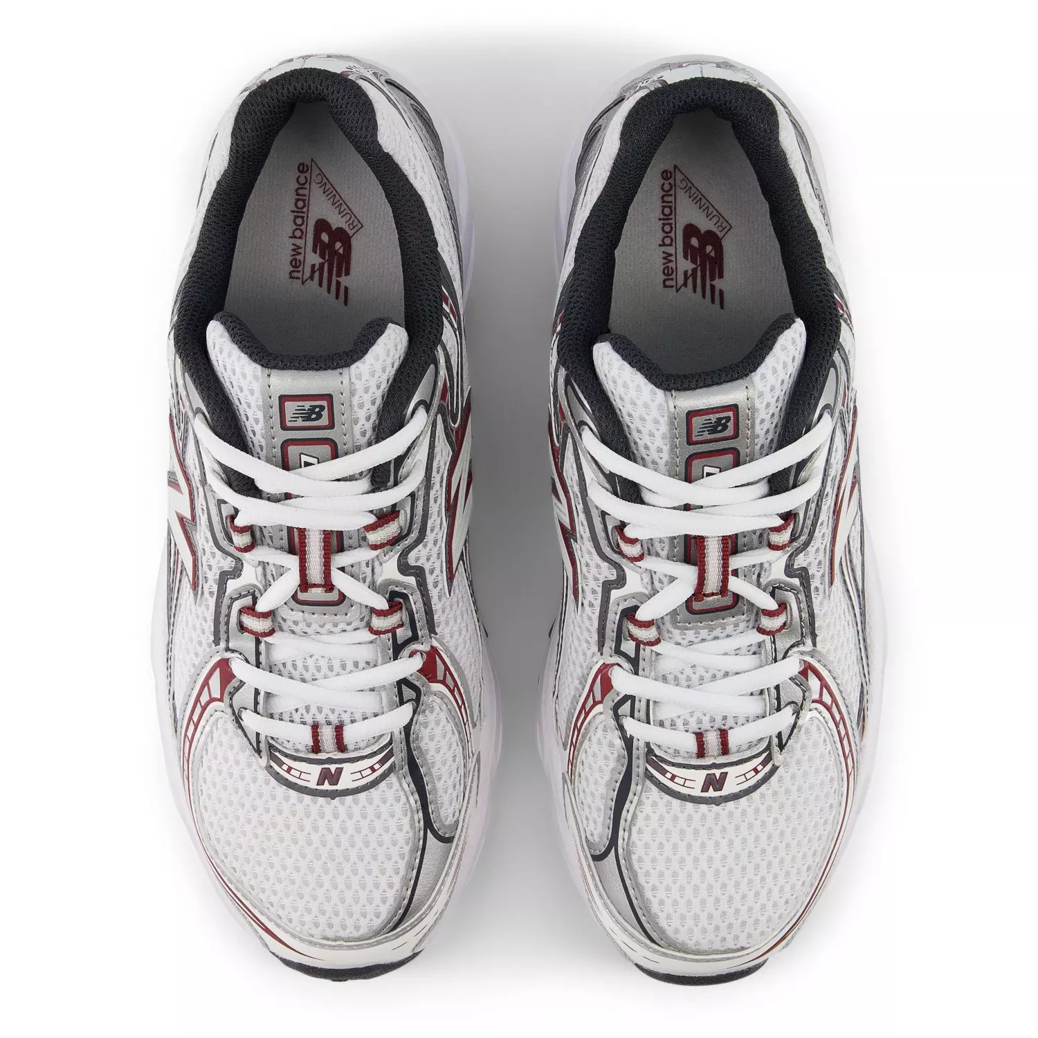 New Balance 740 "Mercury Red/White/Castlerock" Unisex Shoe - WHITE/RED/GREY