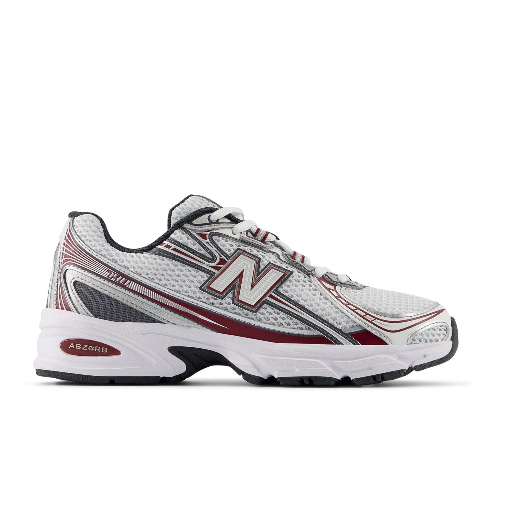 New Balance 740 "Mercury Red/White/Castlerock" Unisex Shoe - WHITE/RED/GREY