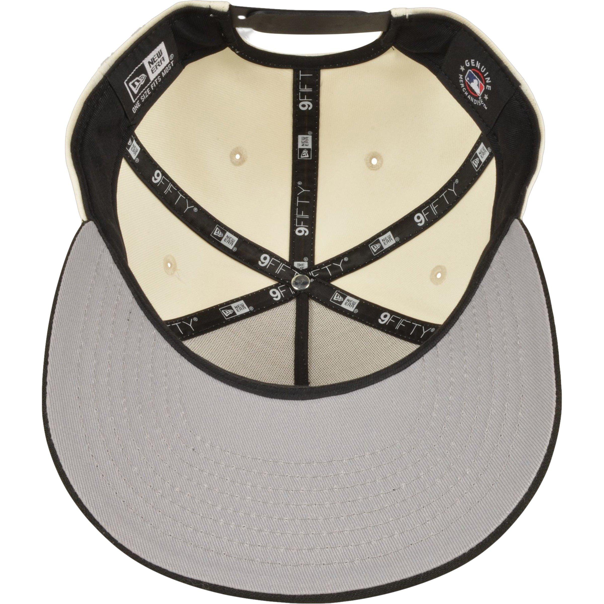 Men's New Era Toronto Blue Jays Bronze 9FORTY A-Frame Snapback Hat-Tan/Black