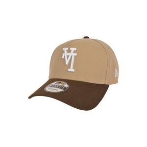 New Era Los Angeles Dodgers 9FORTY Upside Down Logo Snapback Hat-Tan/Brown