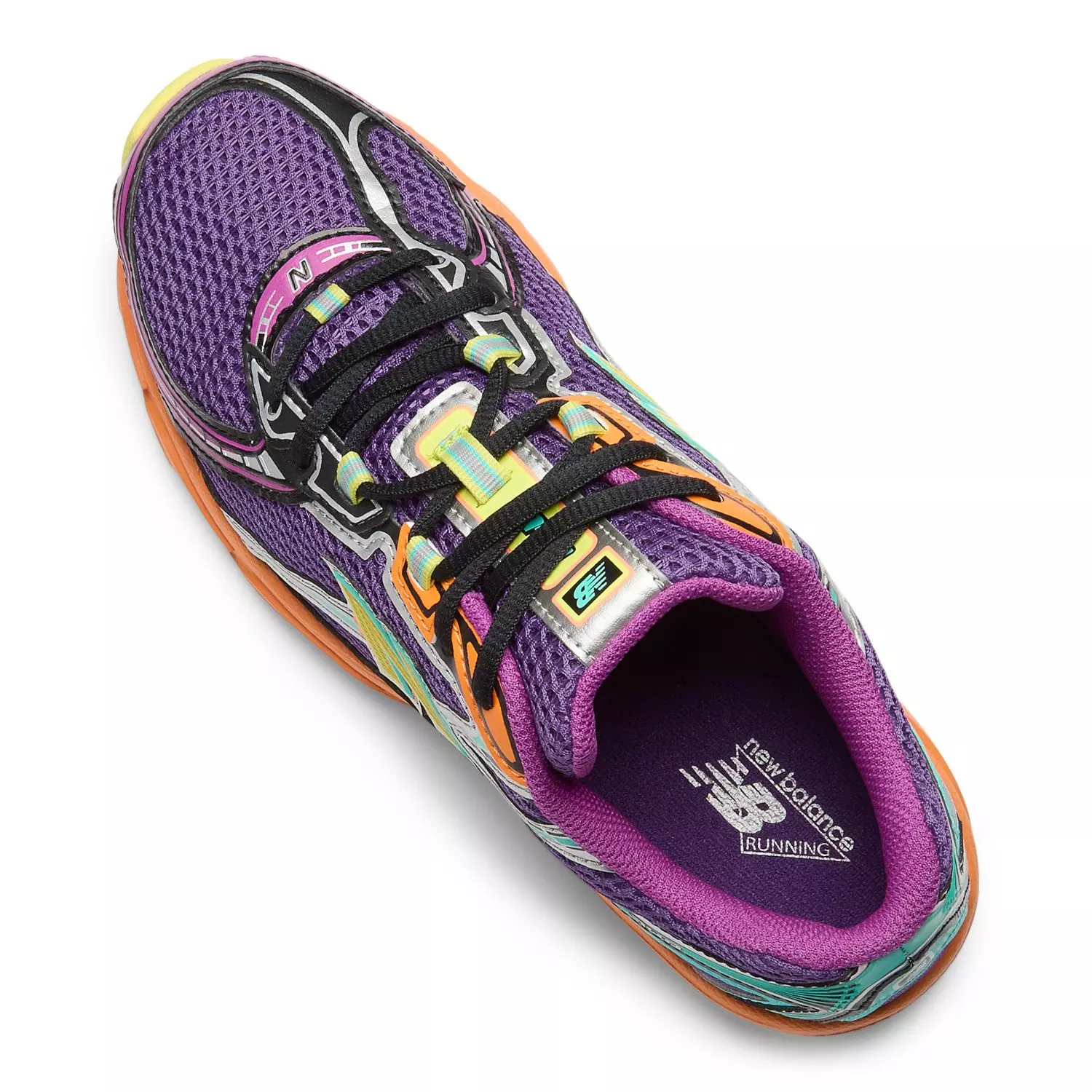 New Balance 740 "Concord Grape/Purple Fuchsia/Sun Glow/Firefly" Unisex Shoe - PURPLE/ORANGE
