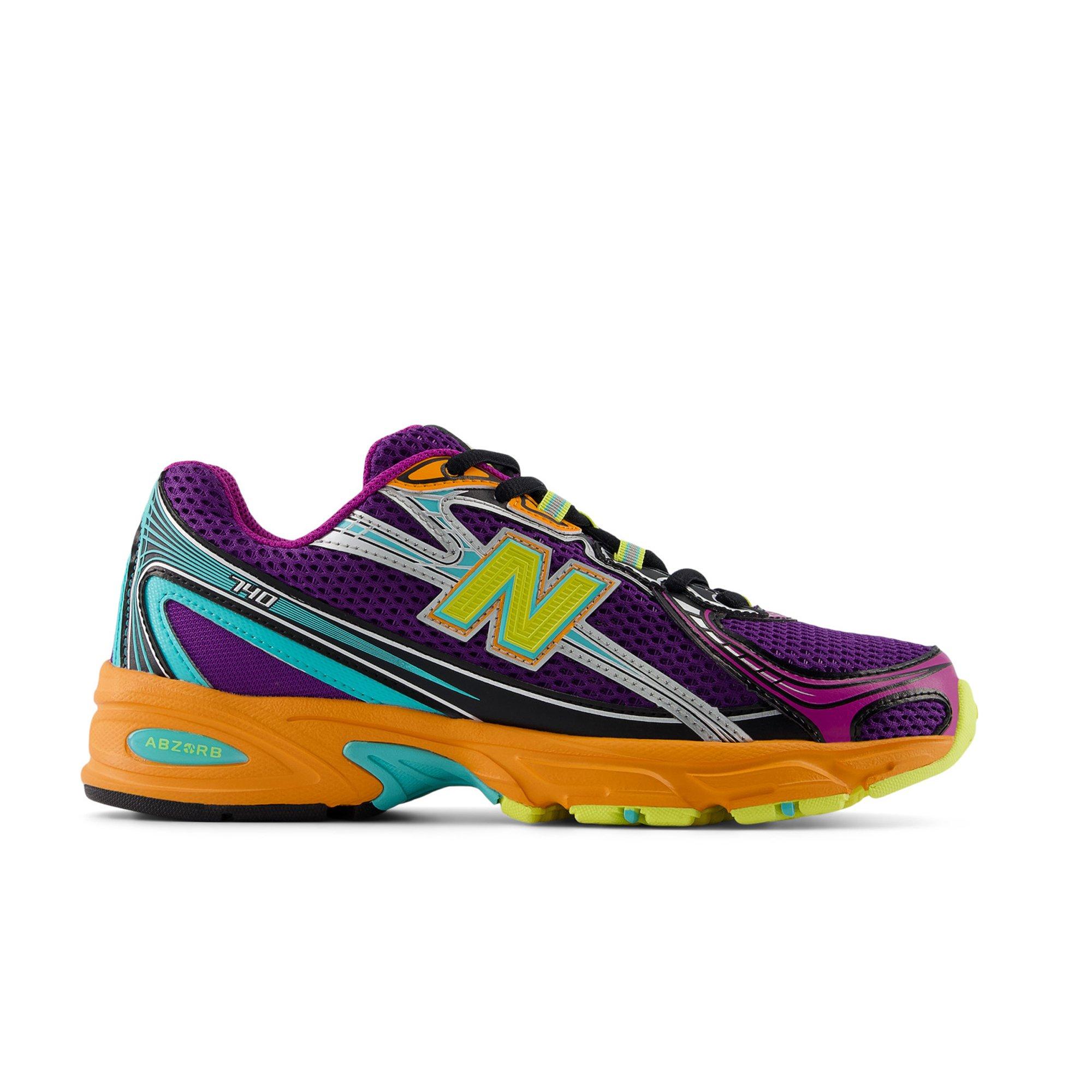 New Balance 740 "Concord Grape/Purple Fuchsia/Sun Glow/Firefly" Unisex Shoe - PURPLE/ORANGE