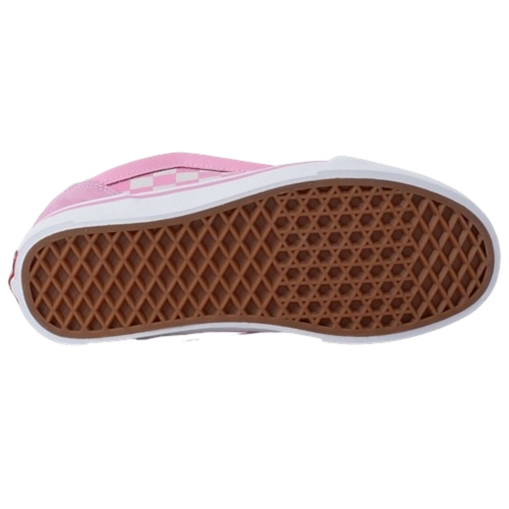 Vans Knu Skool Checkerboard "Pink/White" Women's Shoe - PINK/WHITE Thumbnail View 5